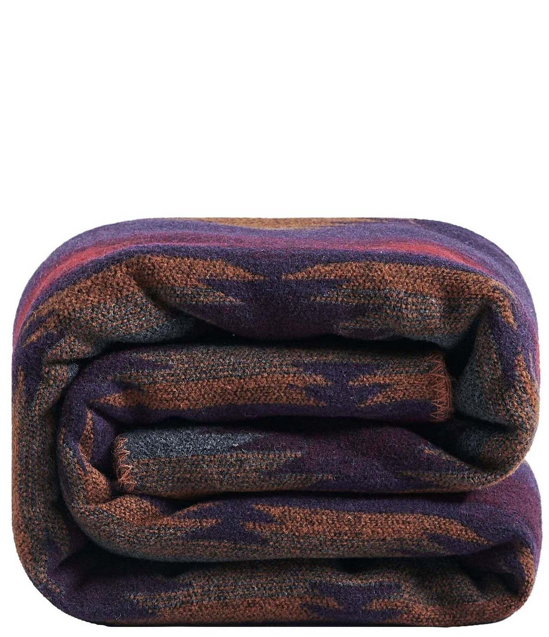 HiEnd Accents x Paseo Road Western Geometric Print Gila Wool Blend Blanket