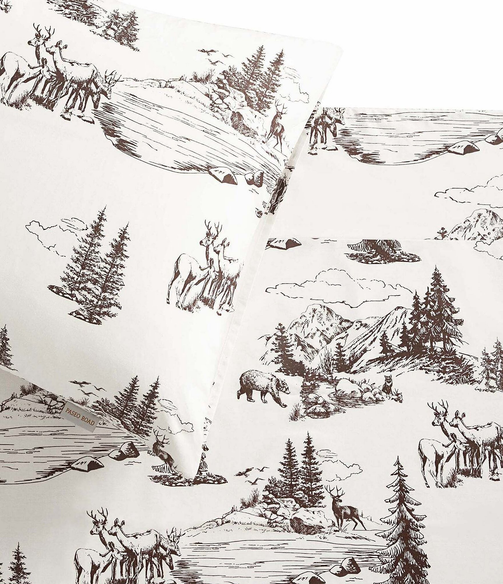 HiEnd Accents x Paseo Road White Pine Cotton Sheet Set