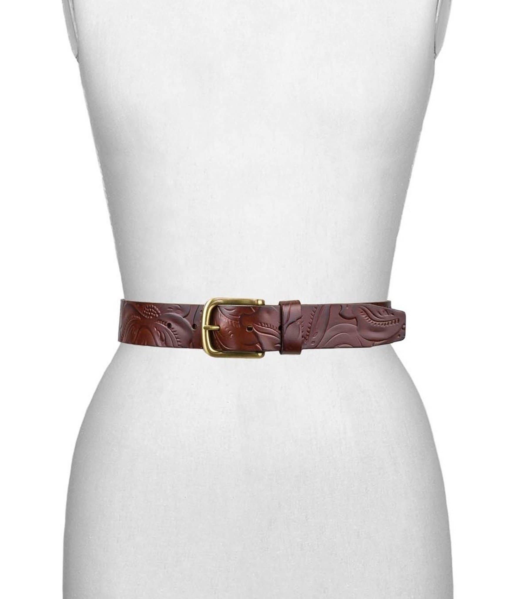 Patricia Nash 1.25#double; Pelosa Tooled Belt