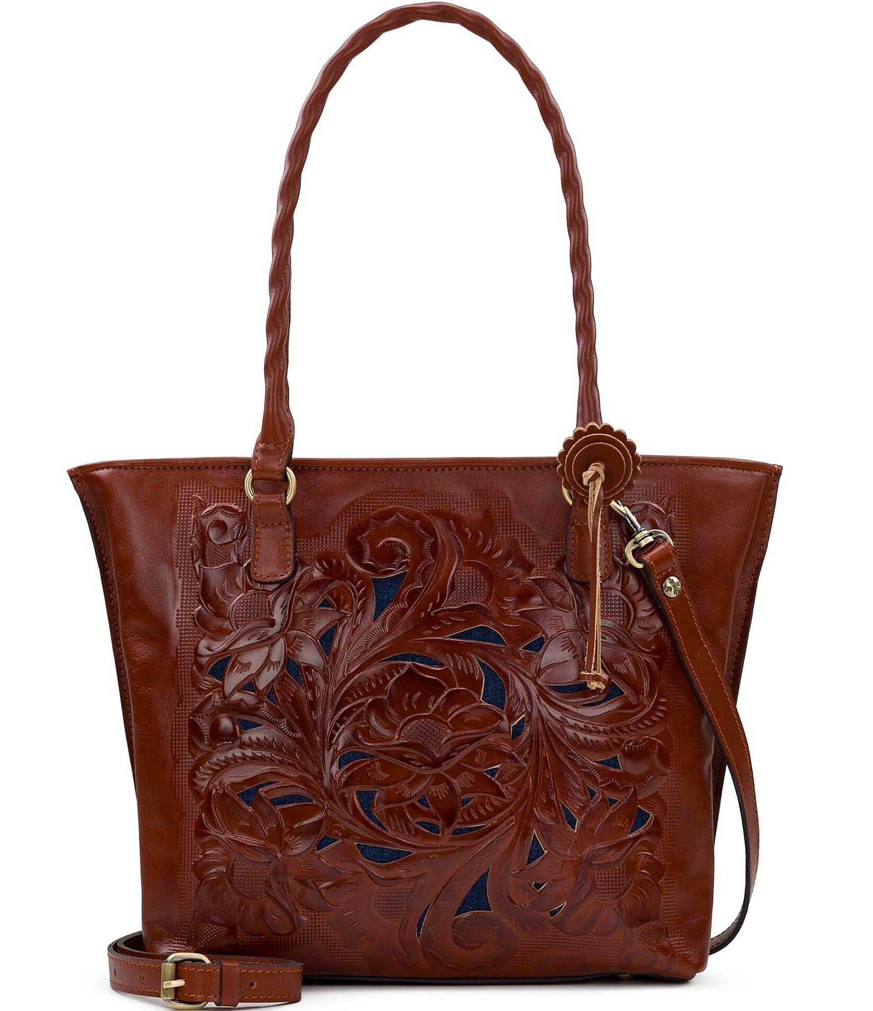 Patricia Nash Adeline Embossed Leather Tote Bag