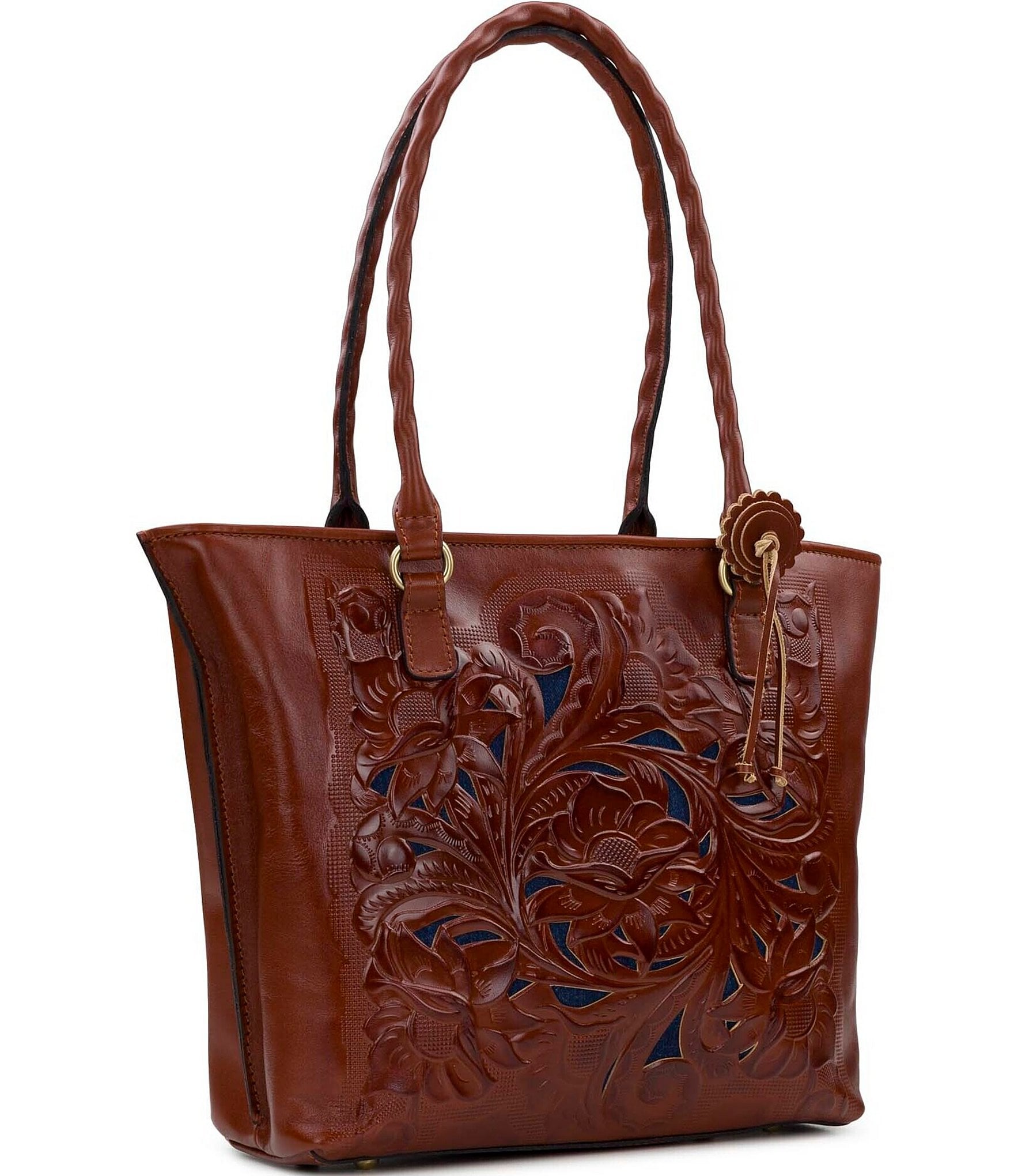 Patricia Nash Adeline Embossed Leather Tote Bag