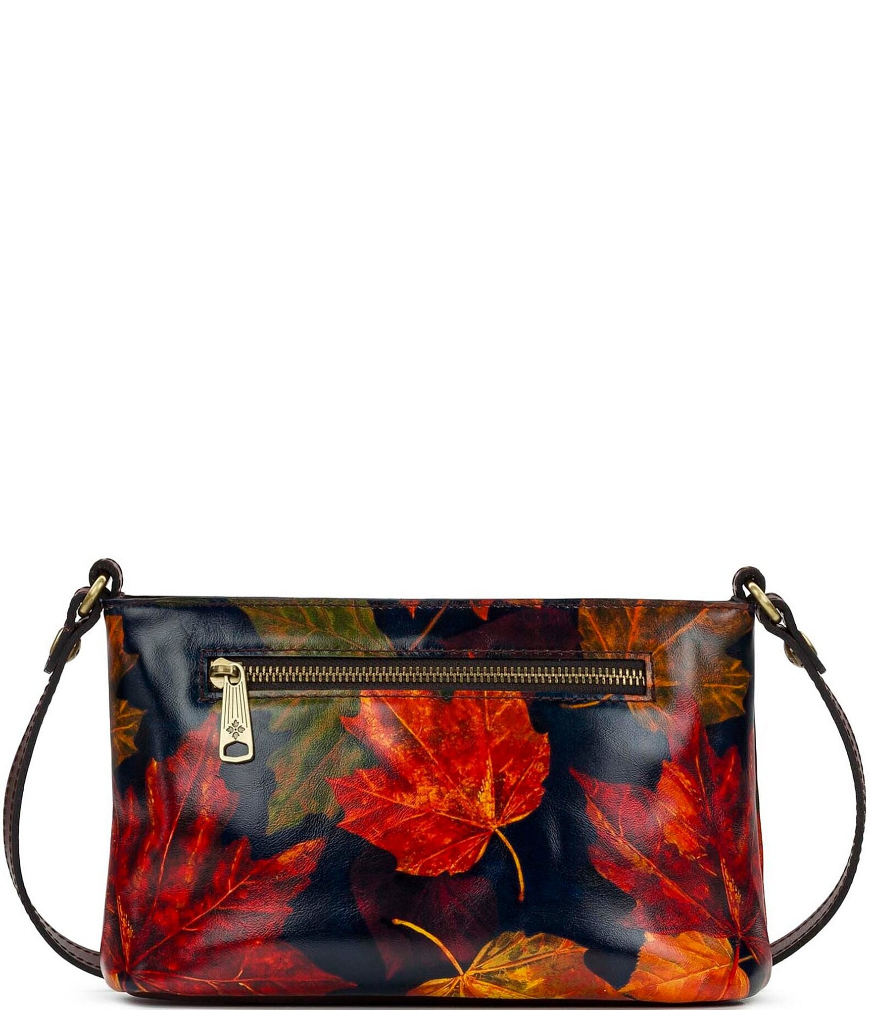 Patricia Nash Aimee Maple Leaves Crossbody Bag