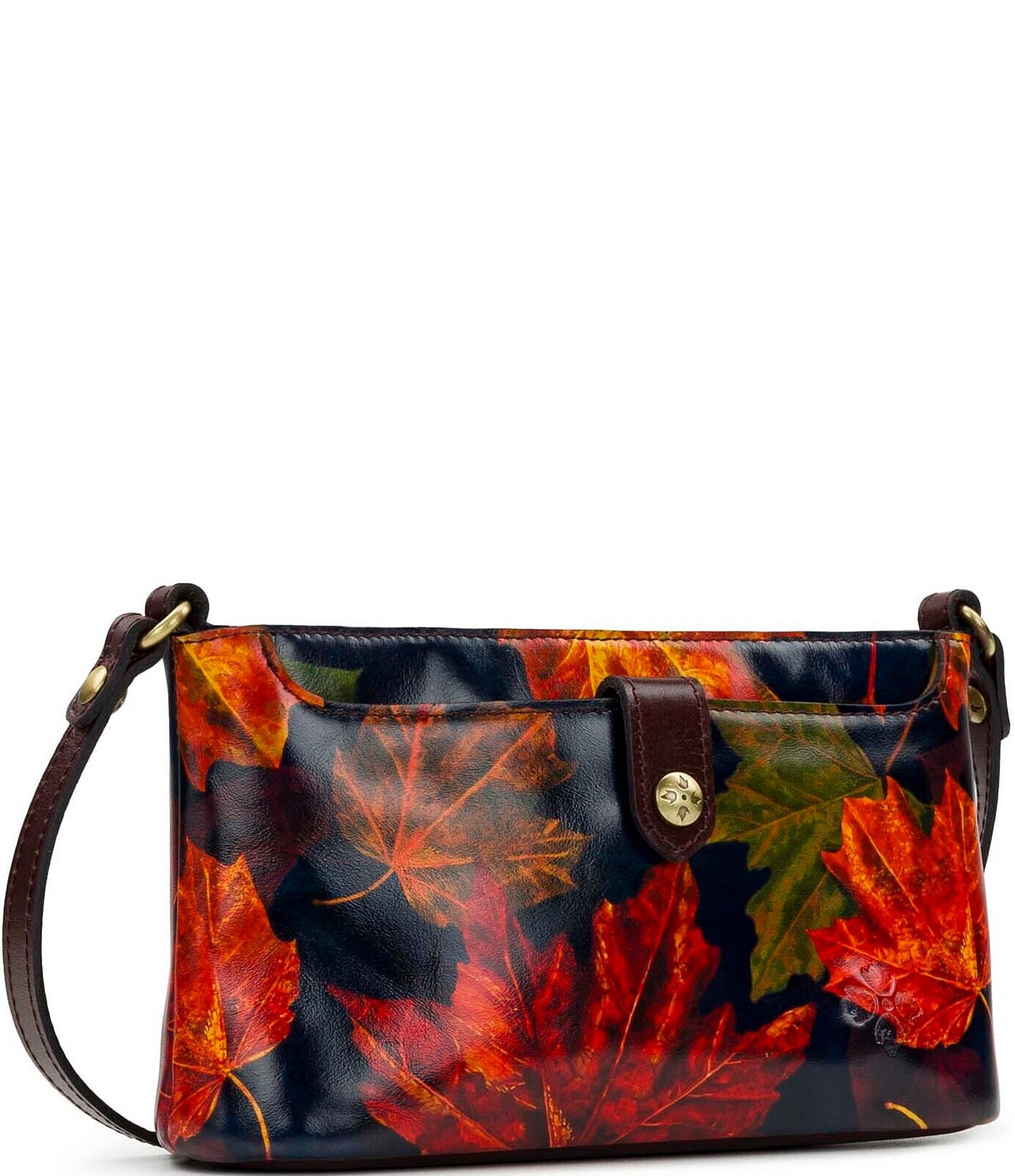 Patricia Nash Aimee Maple Leaves Crossbody Bag