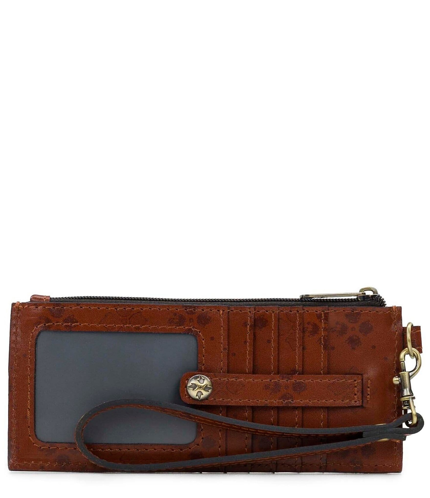 Patricia Nash Alanna Floret Leather Wristlet