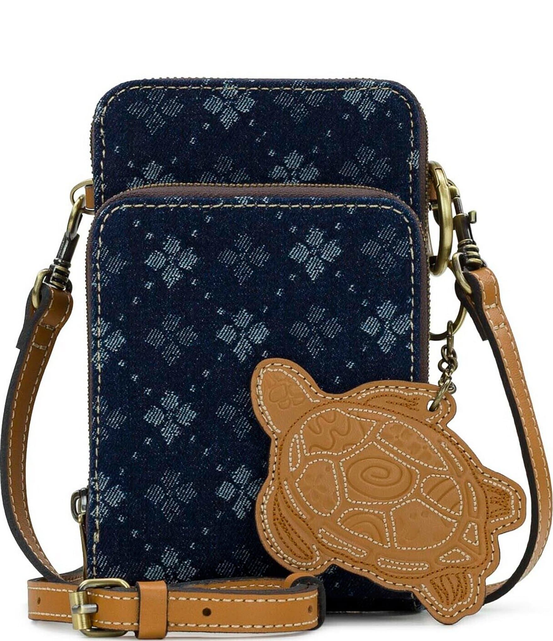 Patricia Nash Albertine Denim Phone Crossbody Bag