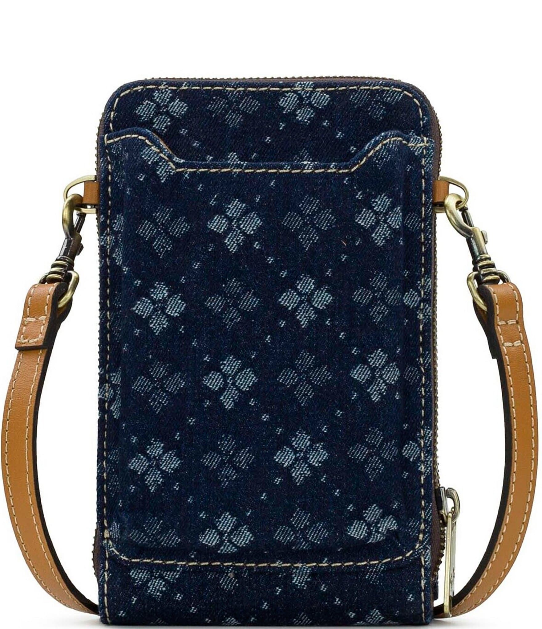 Patricia Nash Albertine Denim Phone Crossbody Bag