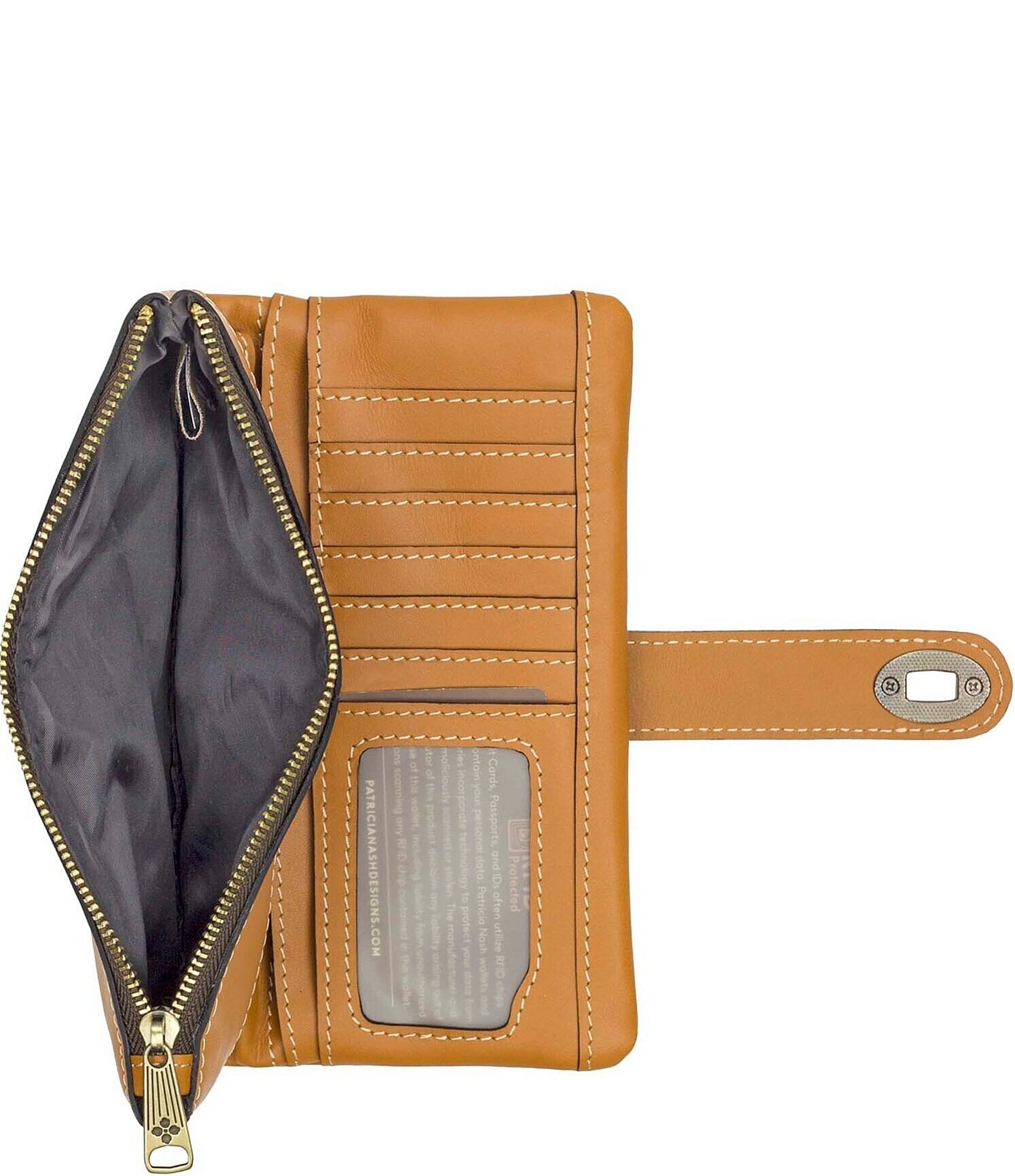 Patricia Nash Annesley Leather Wristlet