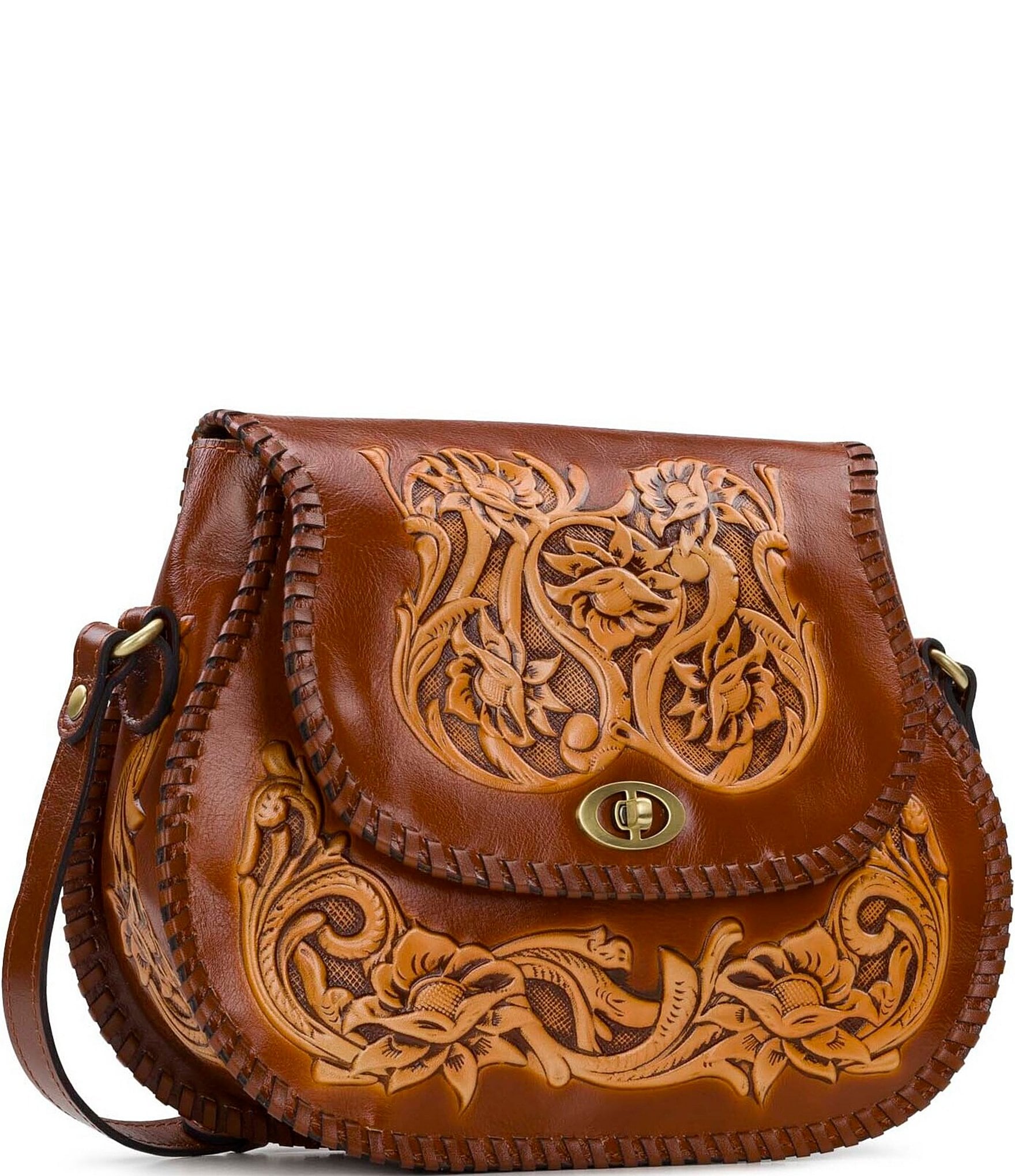 Patricia Nash Arezzo Saddle Crossbody Bag