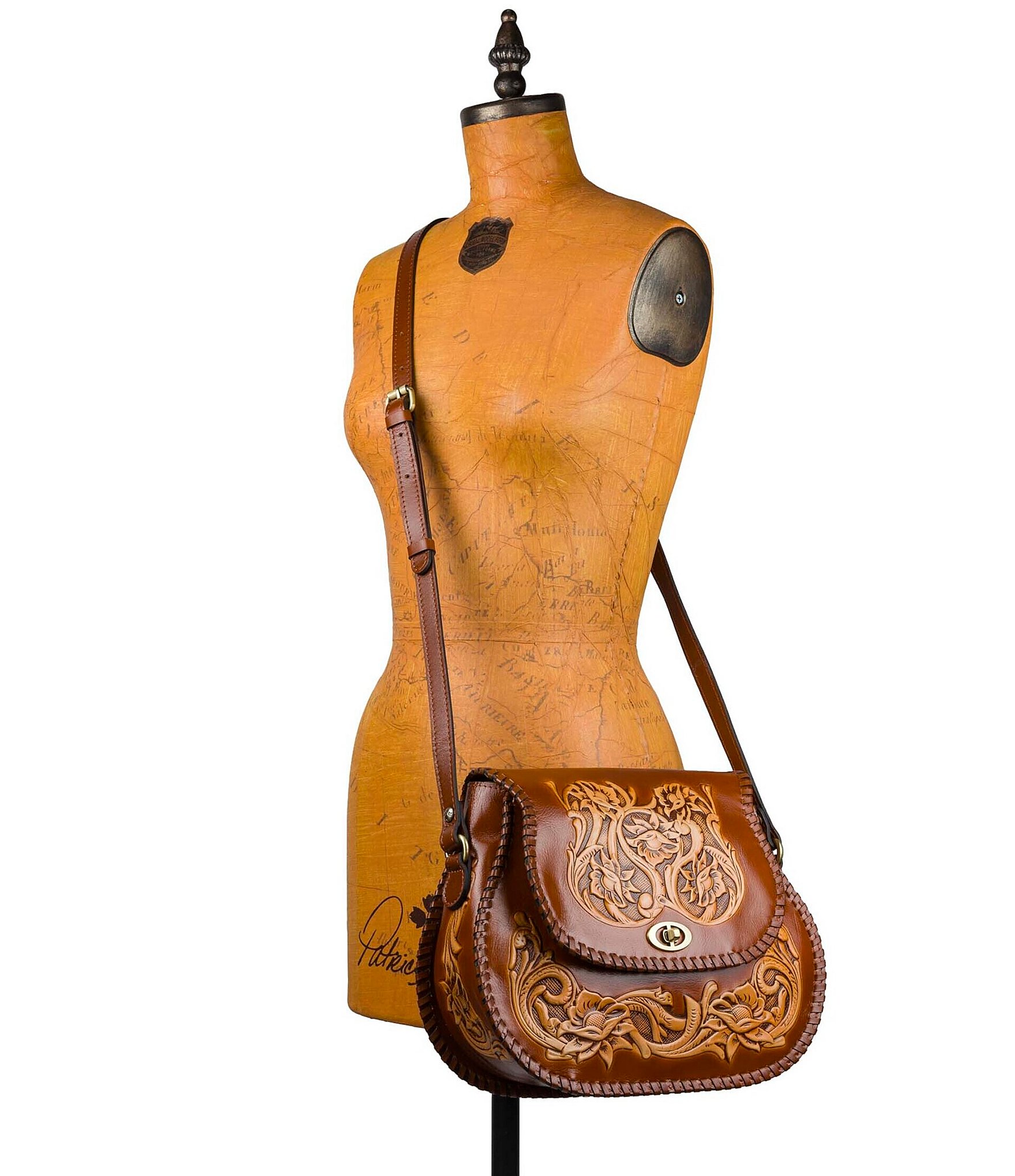 Patricia Nash Arezzo Saddle Crossbody Bag