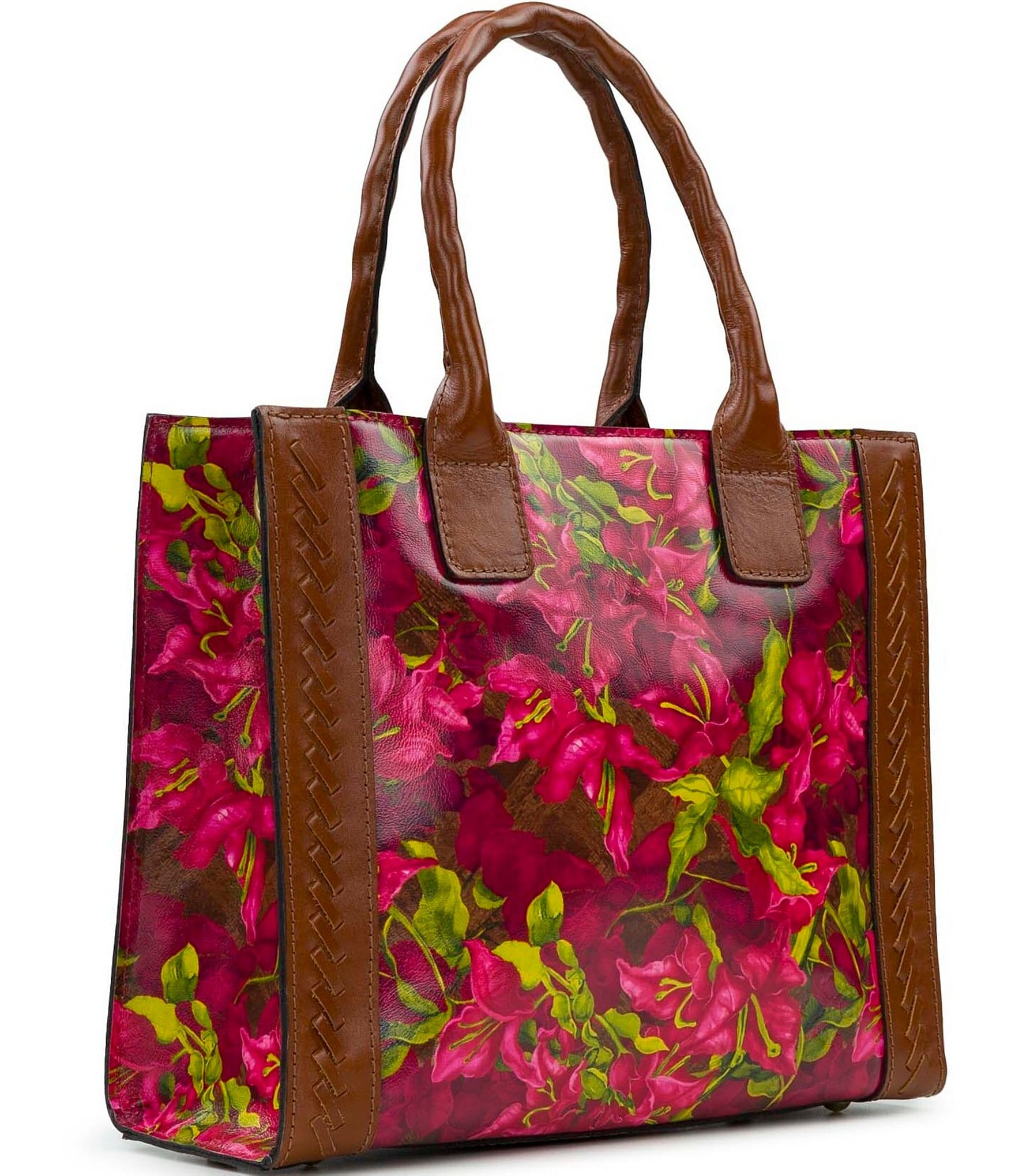 Patricia Nash Bougainvilleas Curry Tote Bag