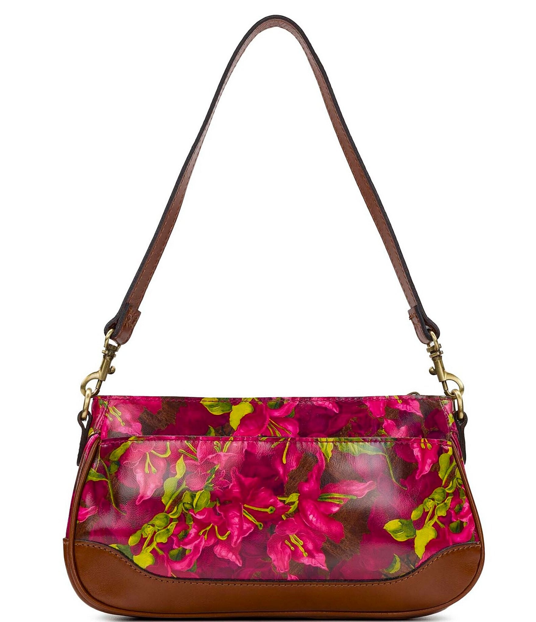 Patricia Nash Bougainvilleas Floral Nova Crossbody Bag