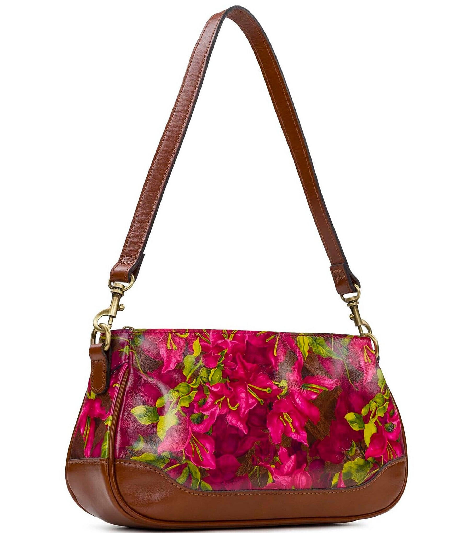 Patricia Nash Bougainvilleas Floral Nova Crossbody Bag