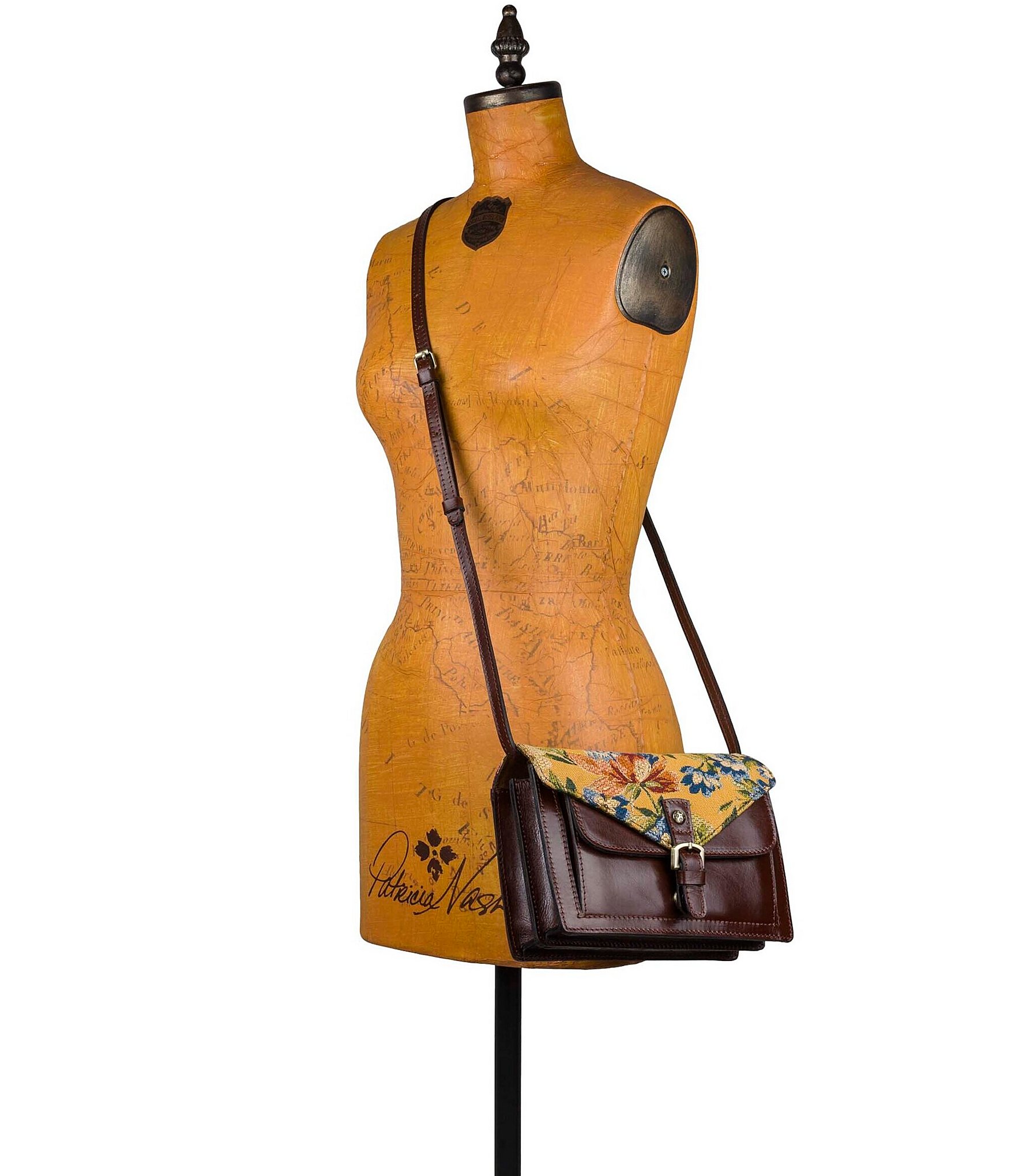 Patricia Nash Cassano Hazelnut Crossbody Bag