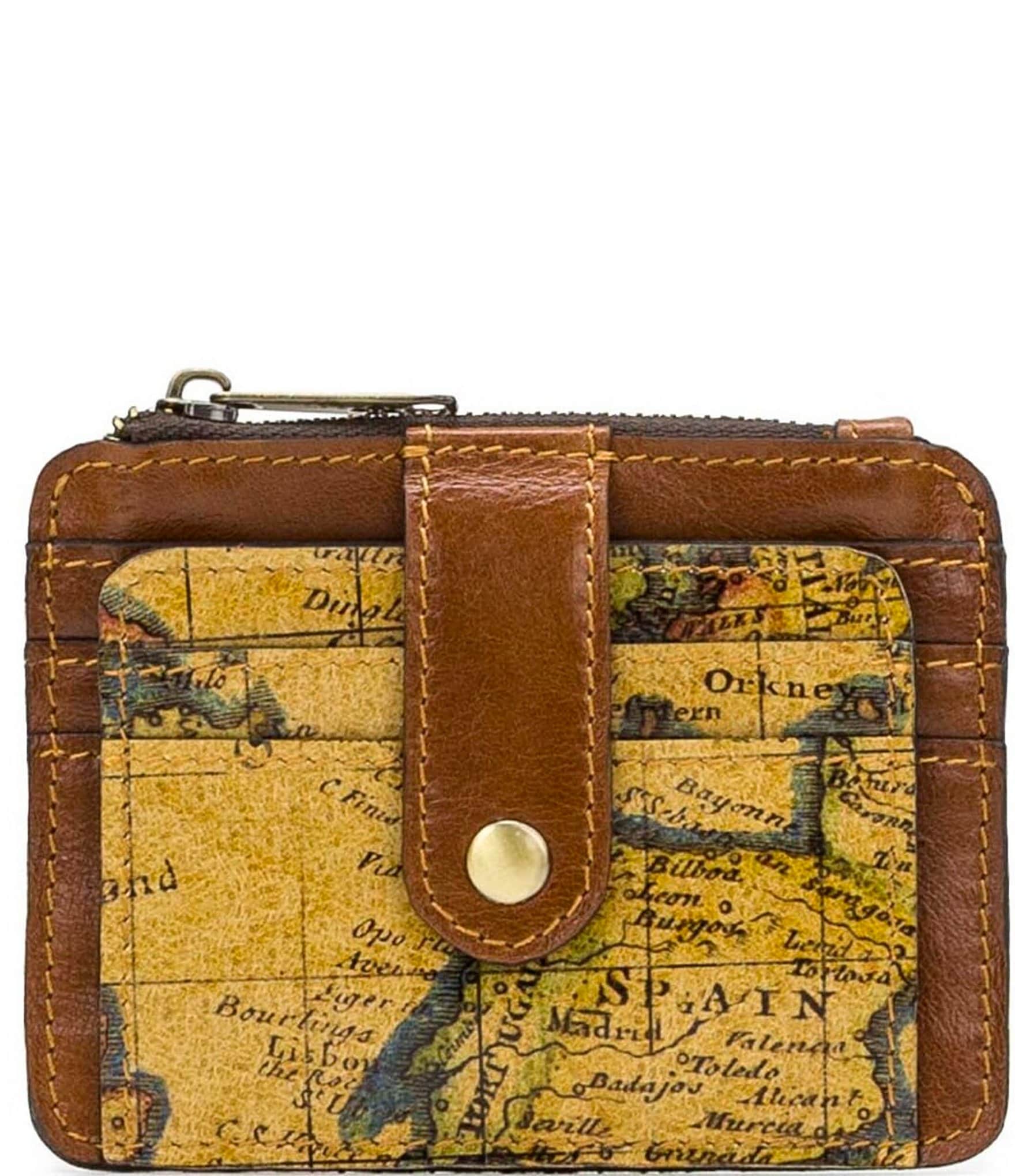 Patricia Nash Penelope Leather Flap Bag & Cassis ID Wallet Gift Set -  20509125