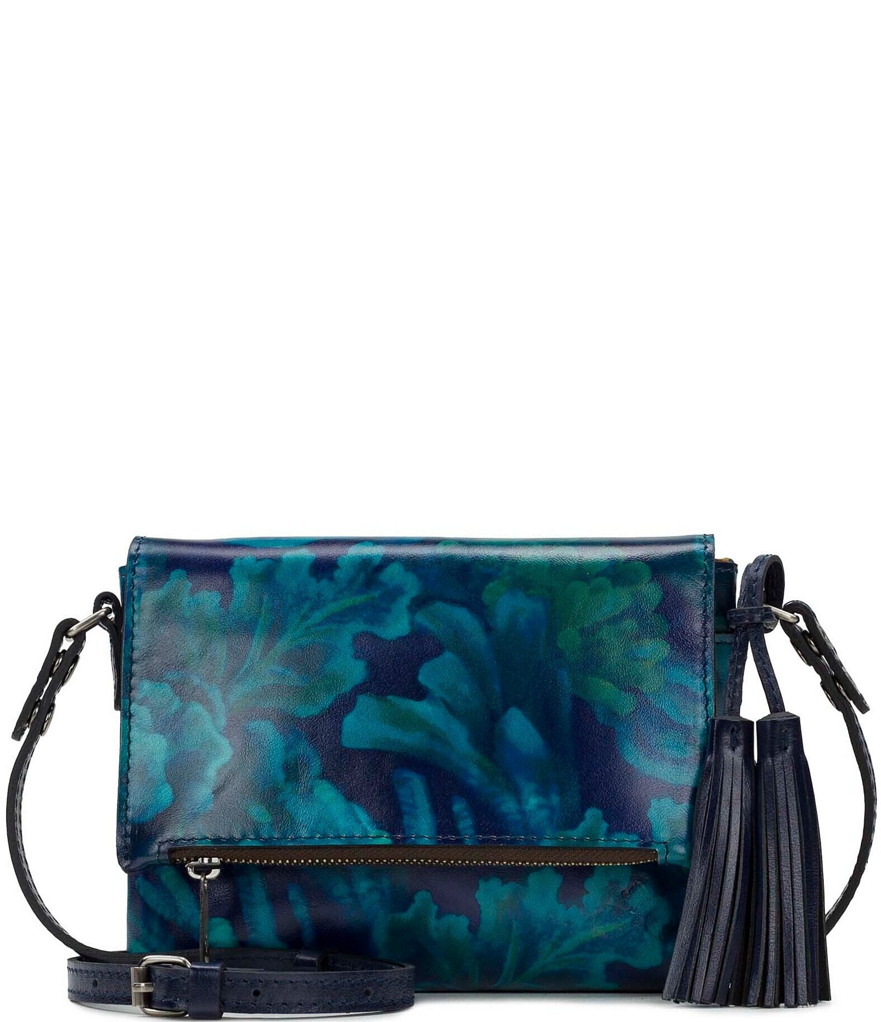 Patricia Nash Corfu Deep Sea Blue Crossbody Bag