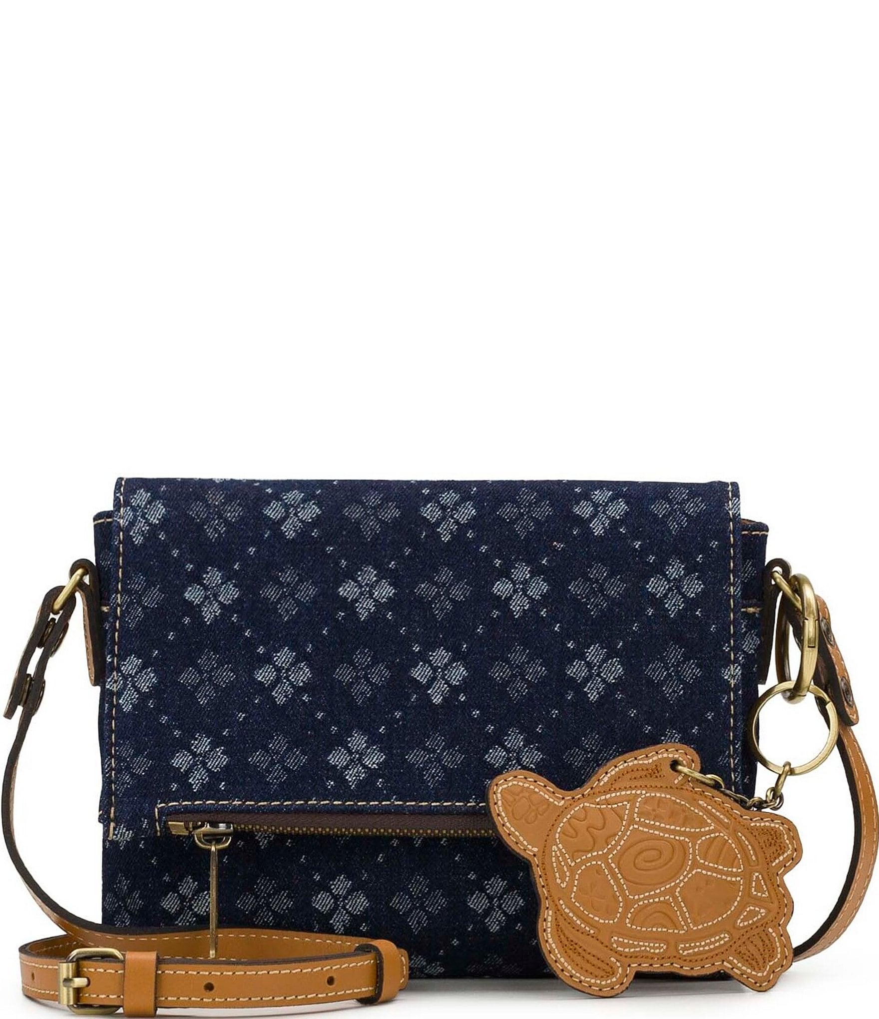 Patricia Nash Corfu Denim Crossbody Bag