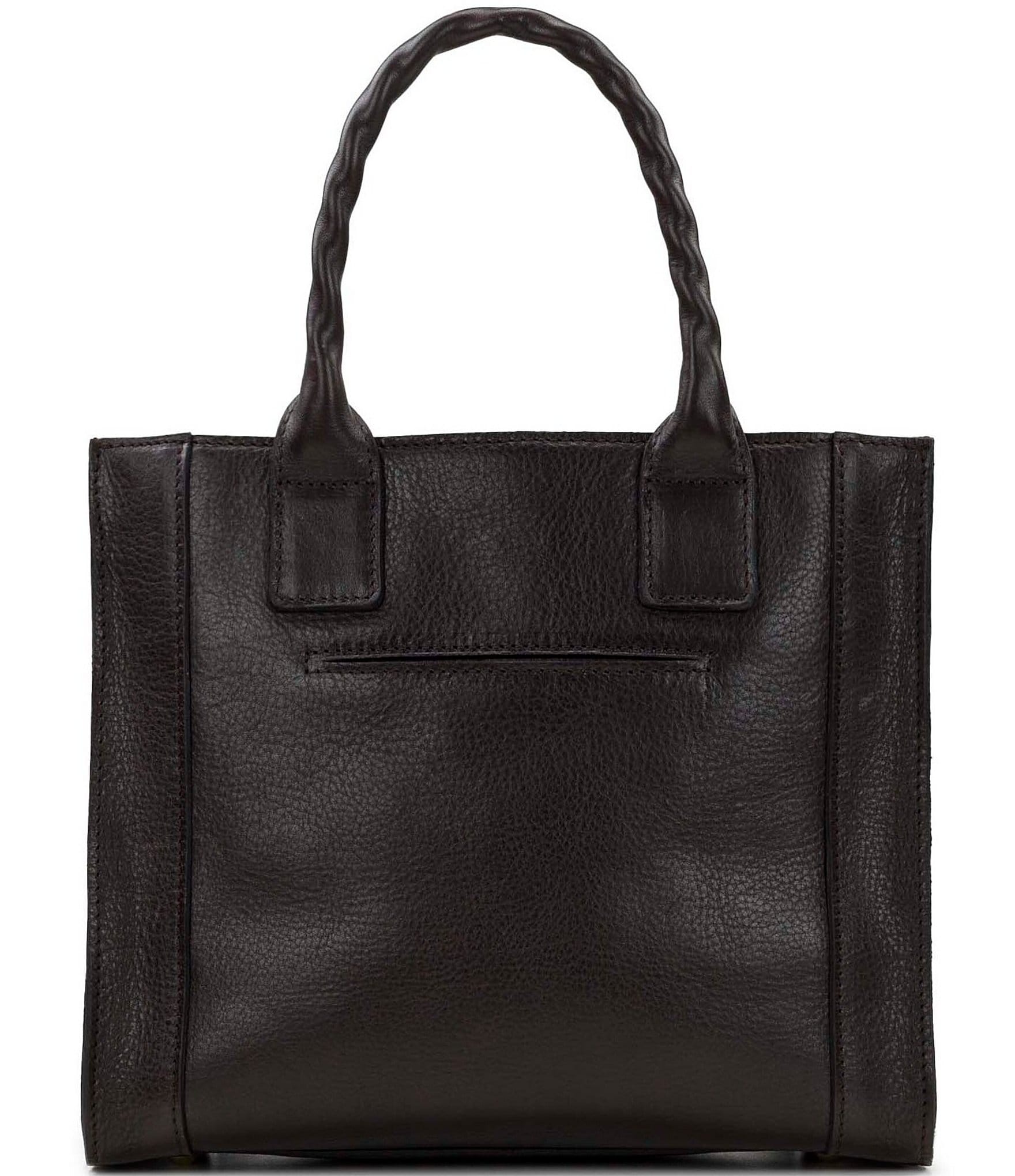 Patricia Nash Curry Haircalf Leather Tote Bag