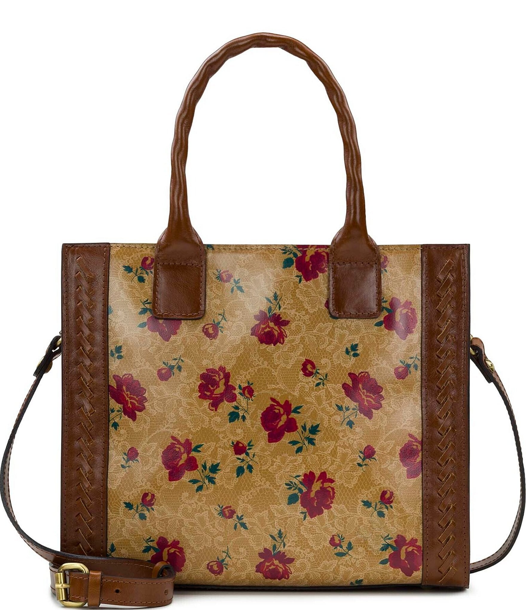 Patricia Nash Curry Western Lace Floral Tote Bag | Dillard's