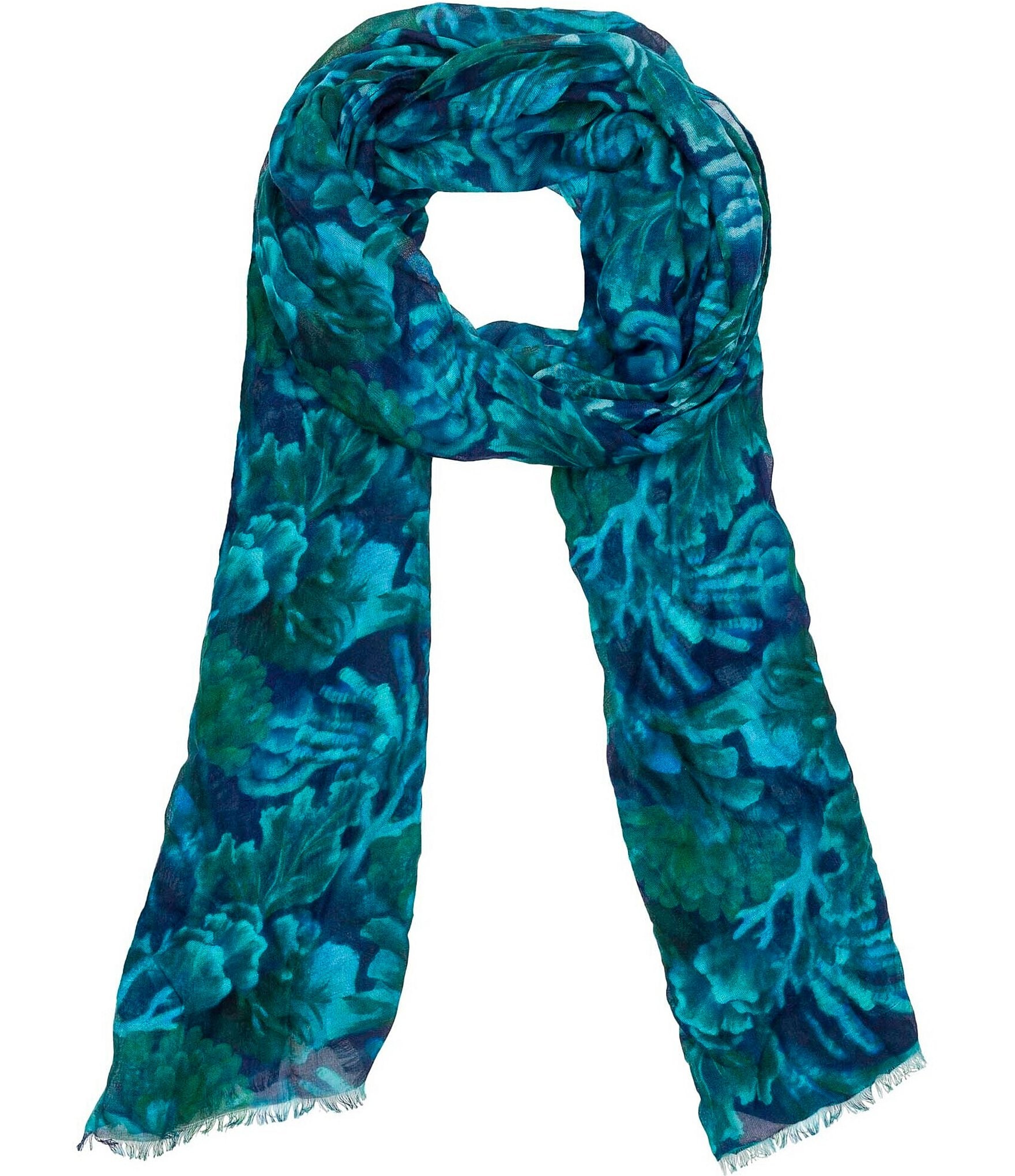 Patricia Nash Deep Blue Sea Square Scarf