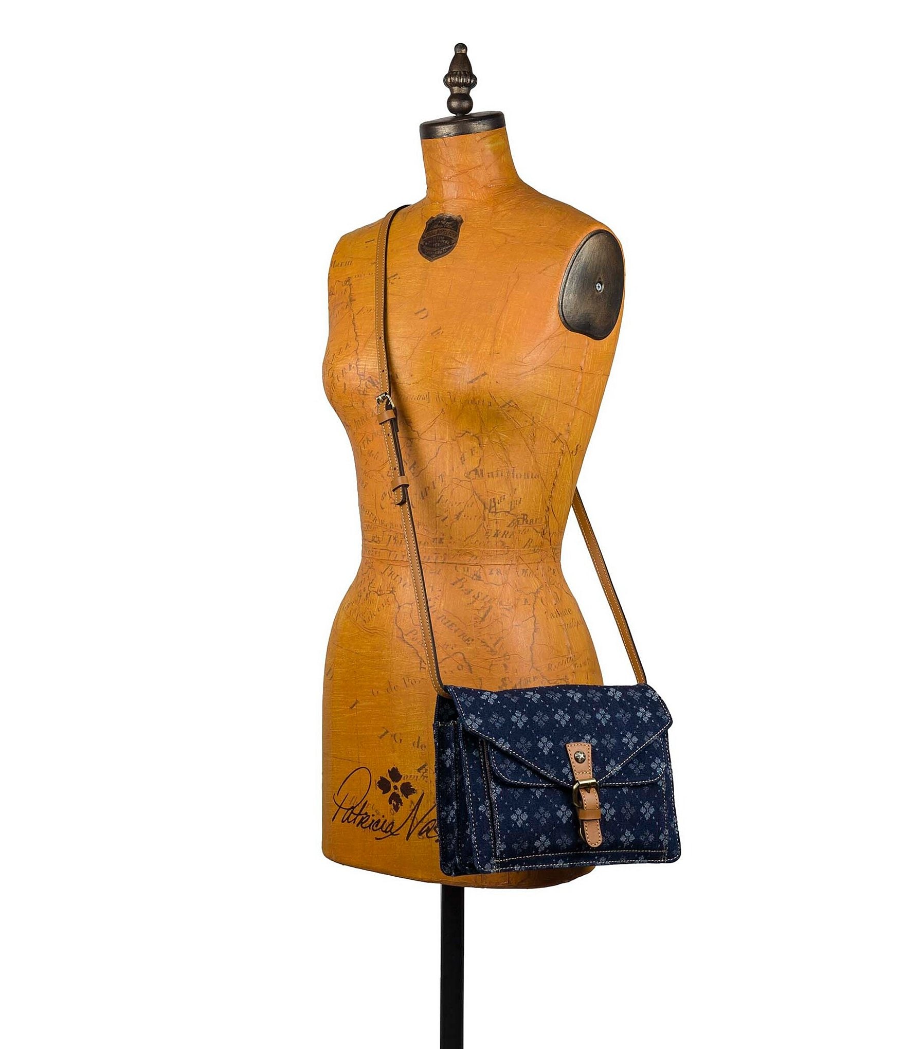 Patricia Nash Denim Cassano Crossbody Bag