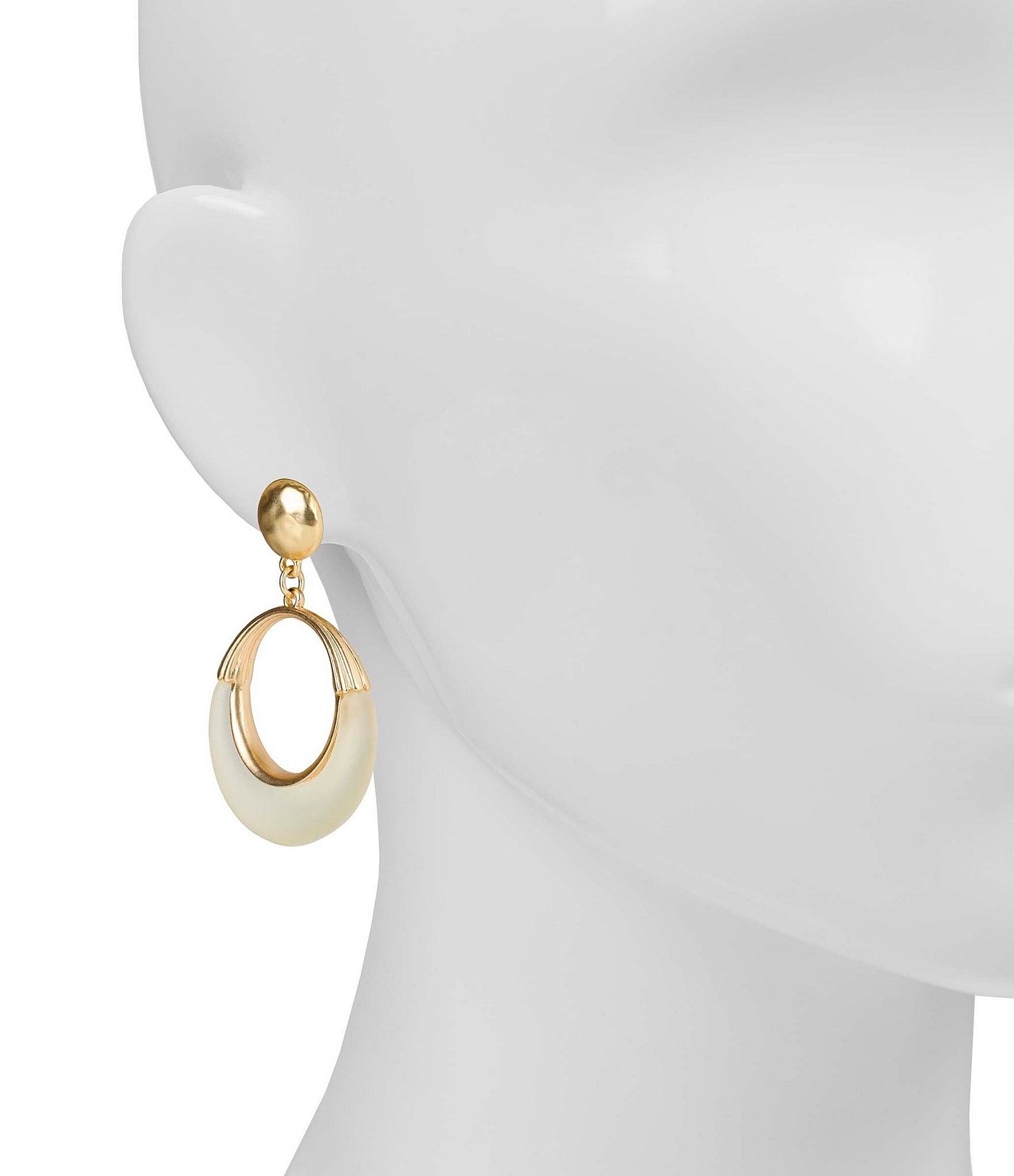 Patricia Nash Doorknockers Orbital Drop Earrings