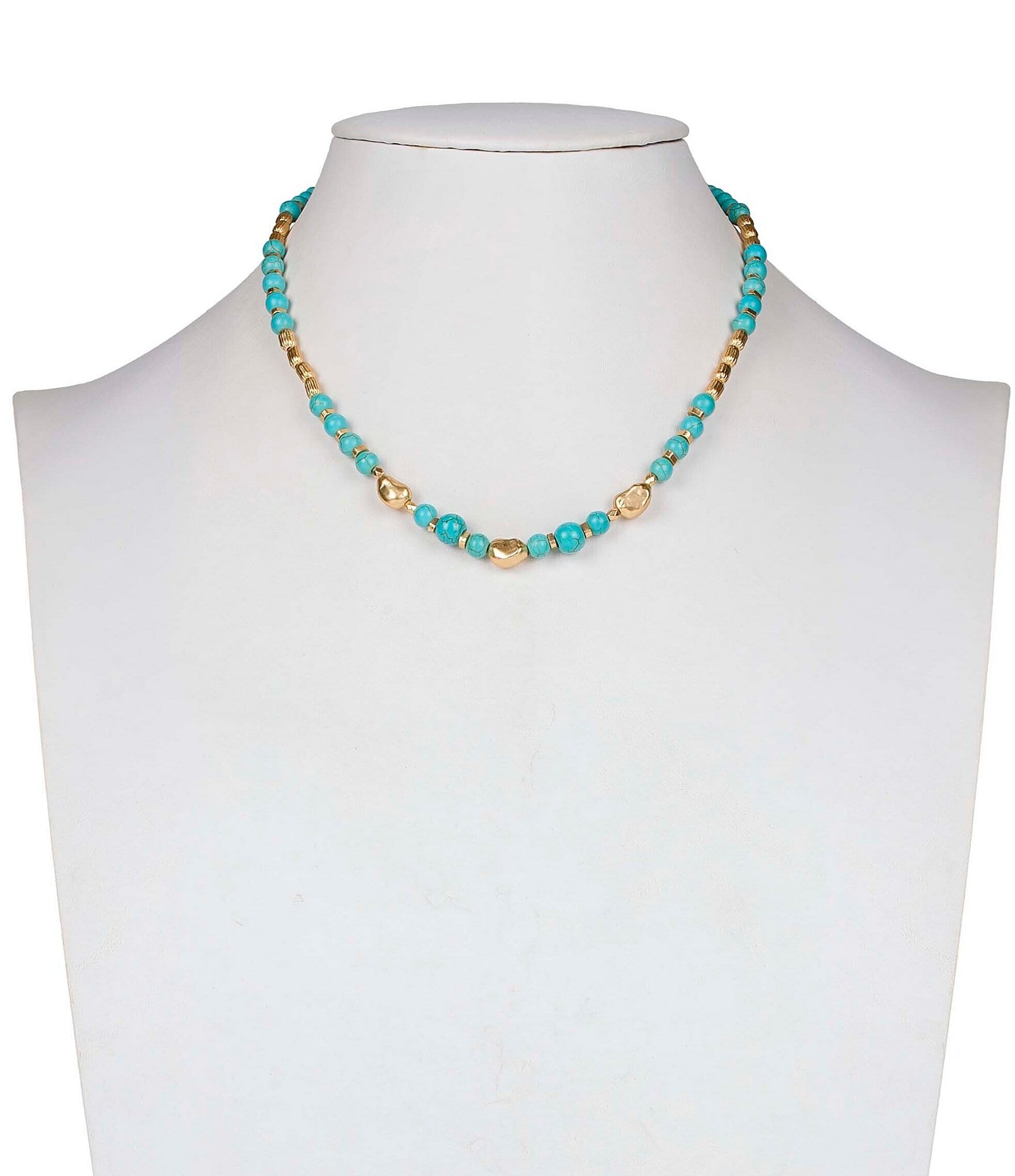 Patricia Nash Double Mod Short Multi Strand Necklace