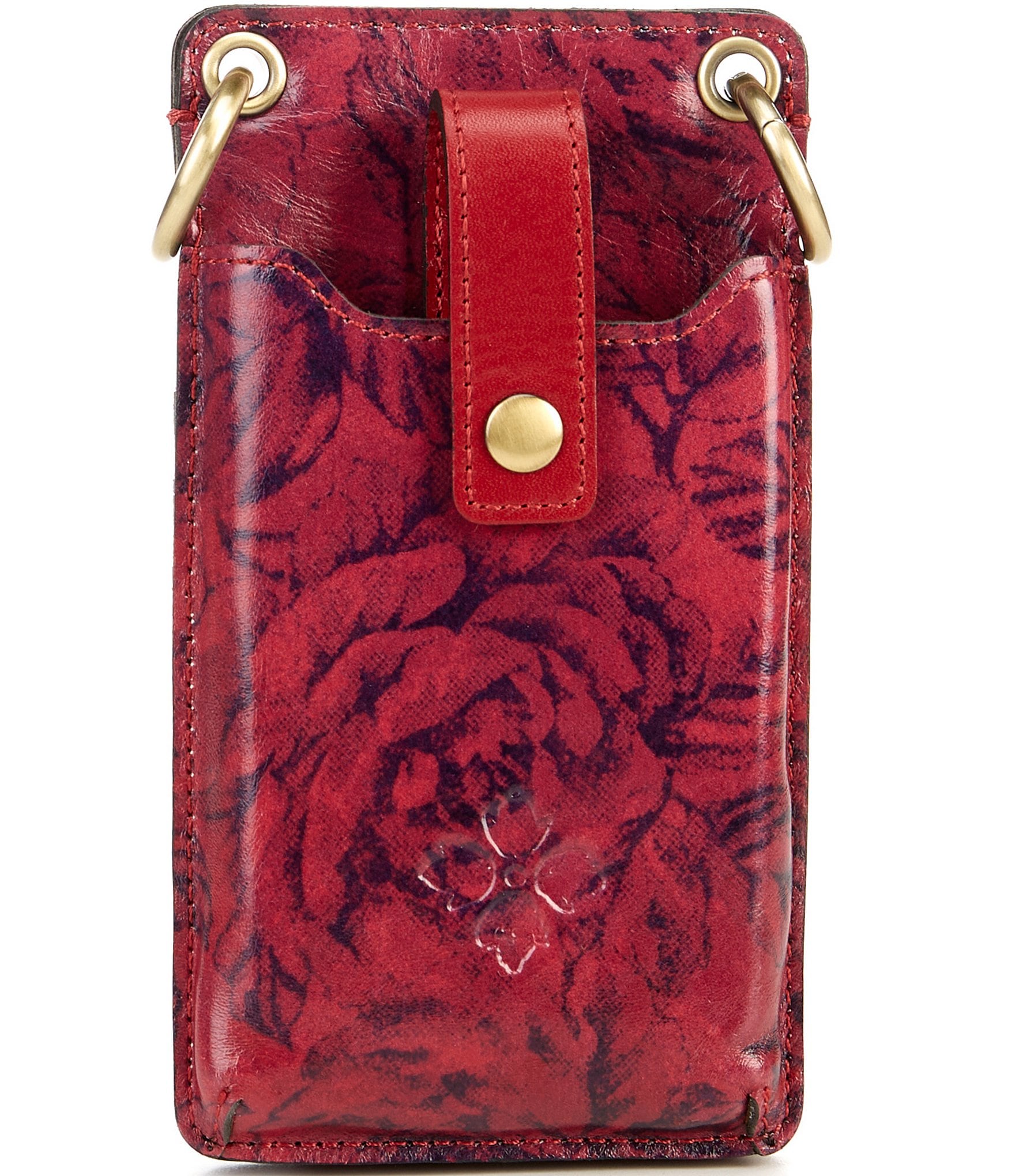 Patricia Nash Farleigh Etched Roses Leather Phone Crossbody Dillard's