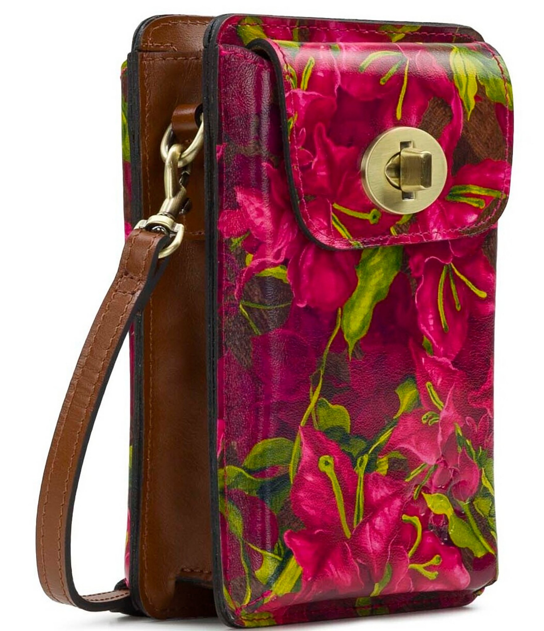 Patricia Nash Felicita Floral Phone Crossbody Bag