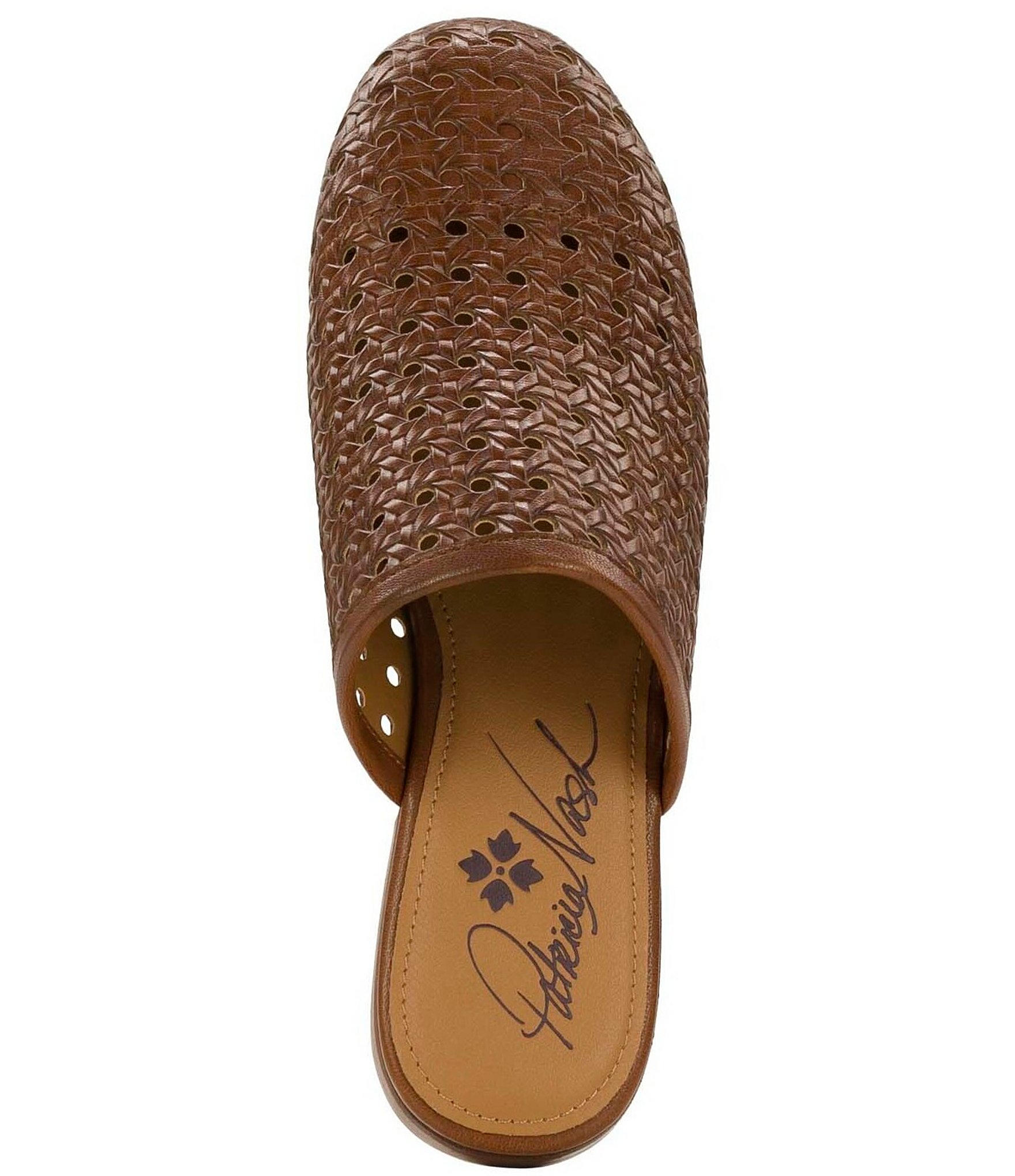 Patricia Nash Flavia Woven Leather Mules