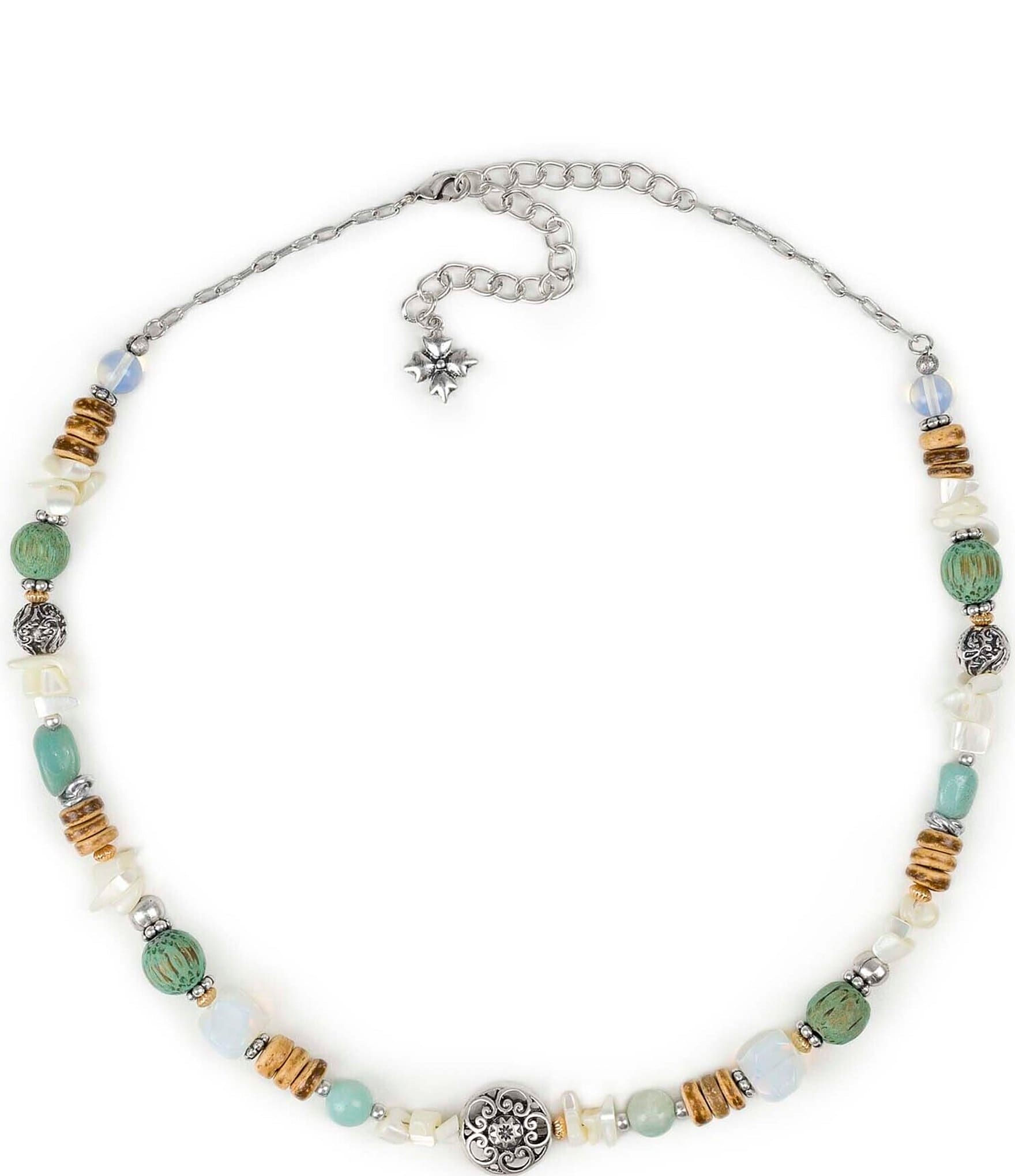 Patricia Nash Genuine Turquoise Multi Collar Necklace | Dillard's