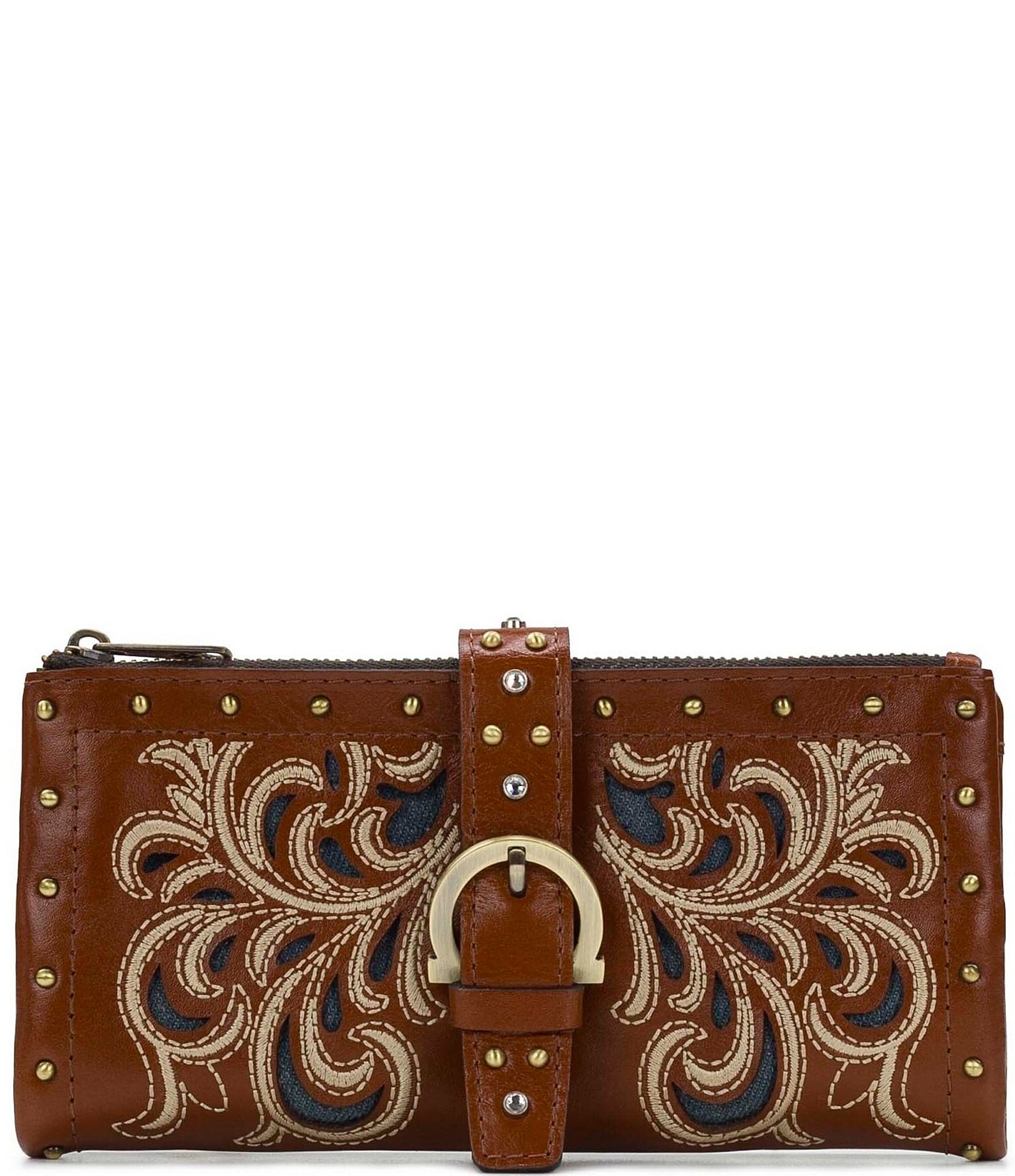 Patricia Nash Annesley Gold Hardware Wristlet