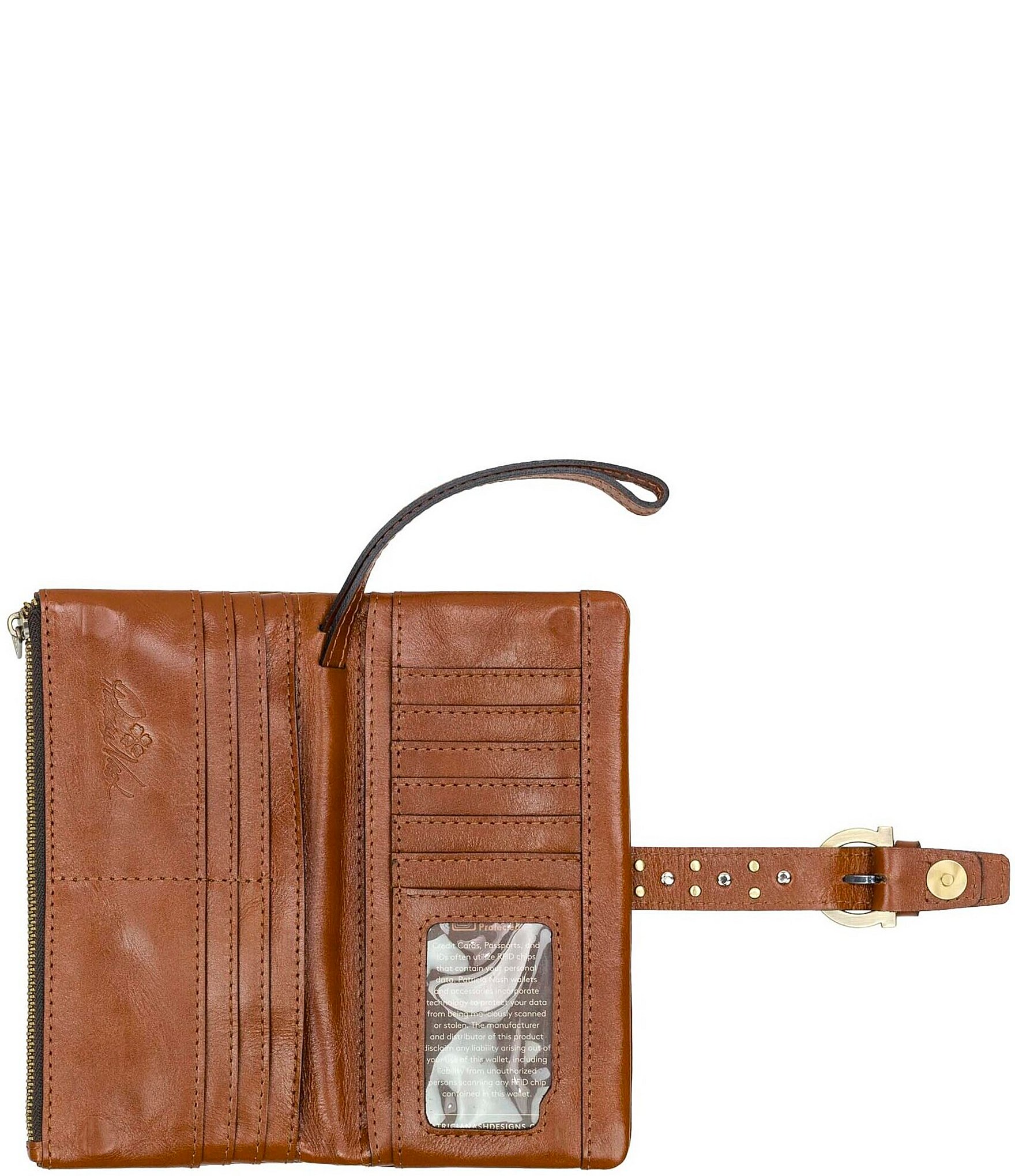 Patricia Nash Annesley Gold Hardware Wristlet