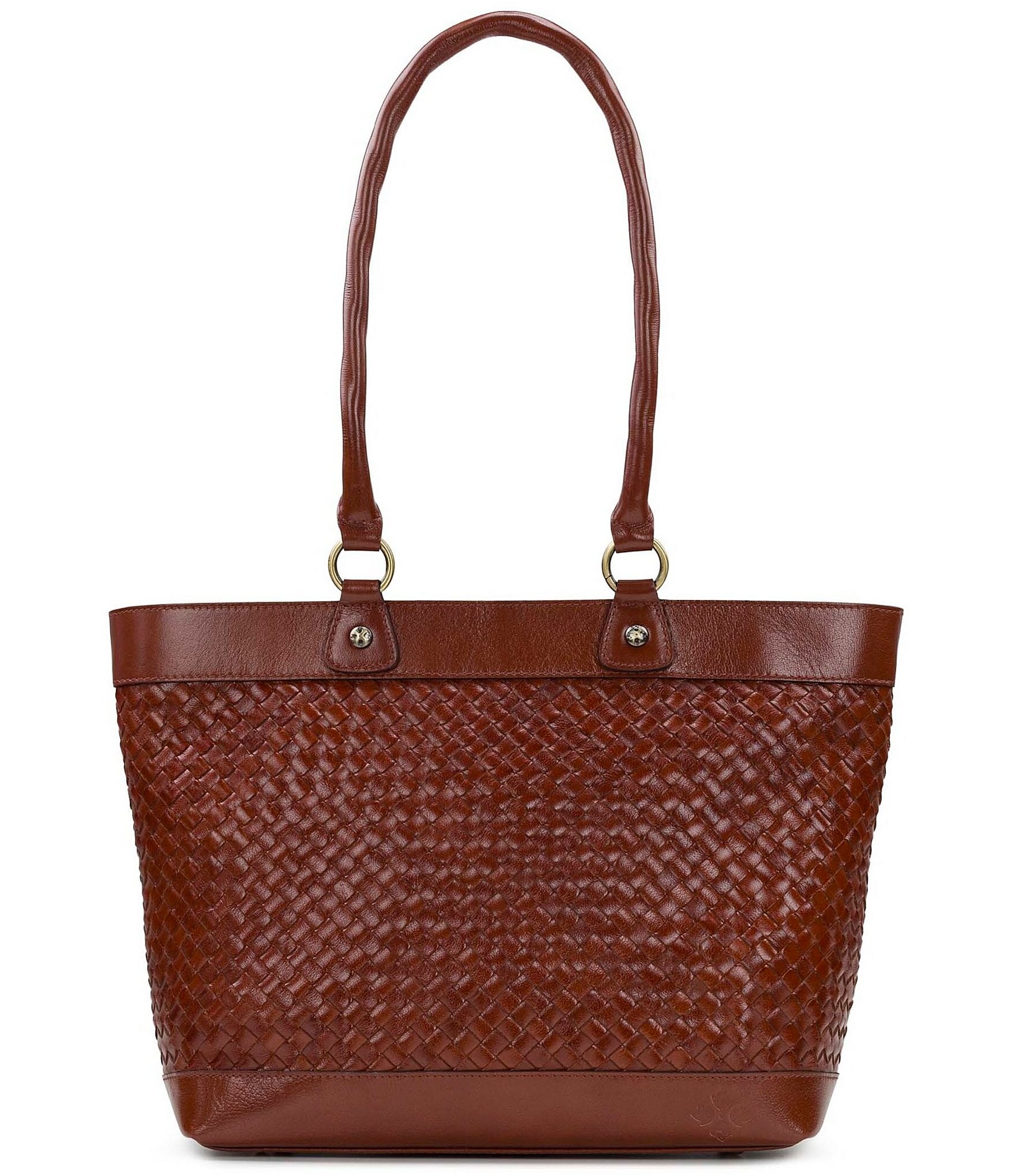 Patricia Nash Greta Woven Leather Tote Bag