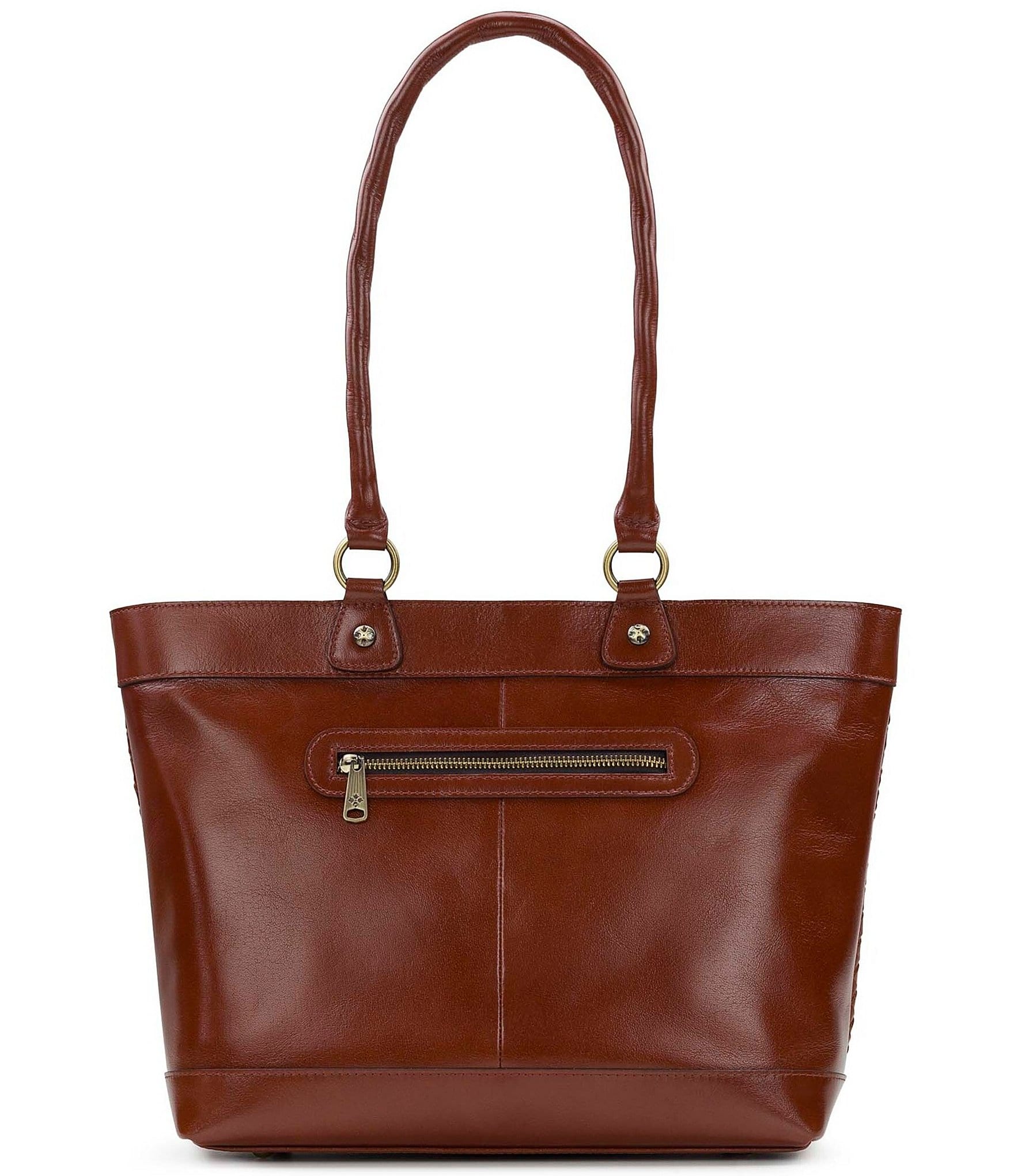 Patricia Nash Greta Woven Leather Tote Bag