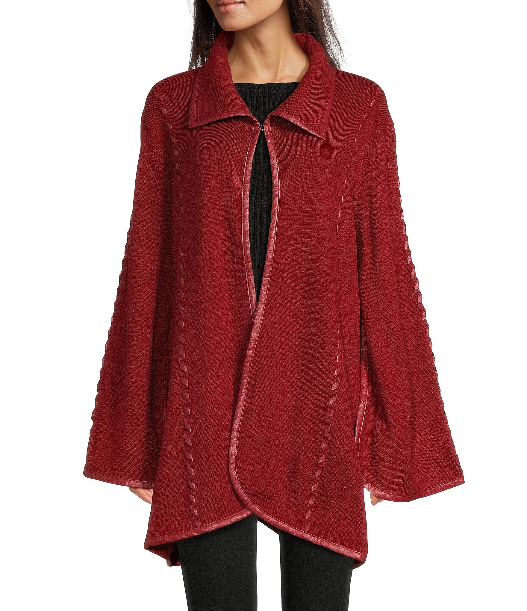 Patricia Nash Women's Hooded Cape with Buttons