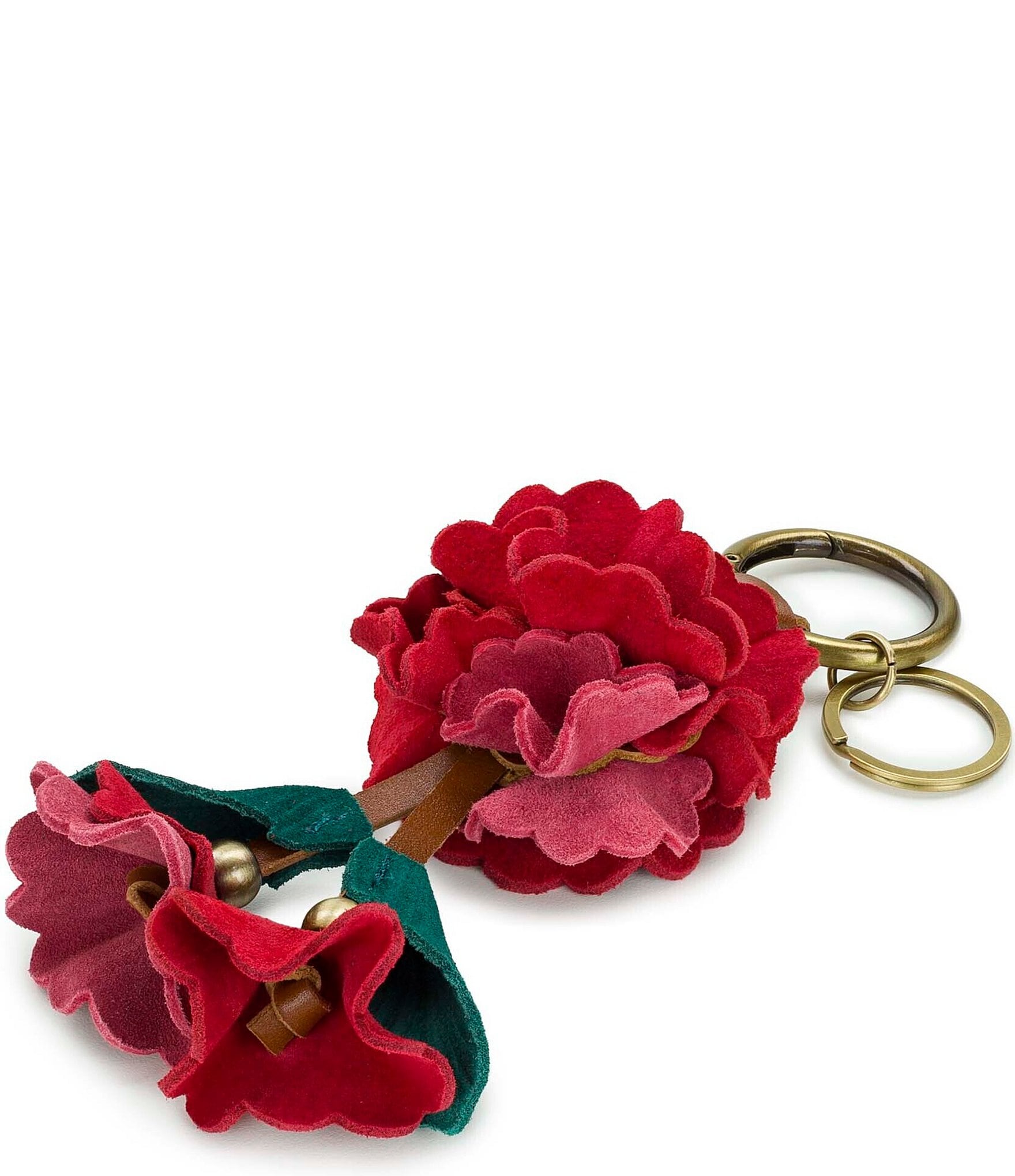 Patricia Nash Hydrangea Hang Off Key Ring