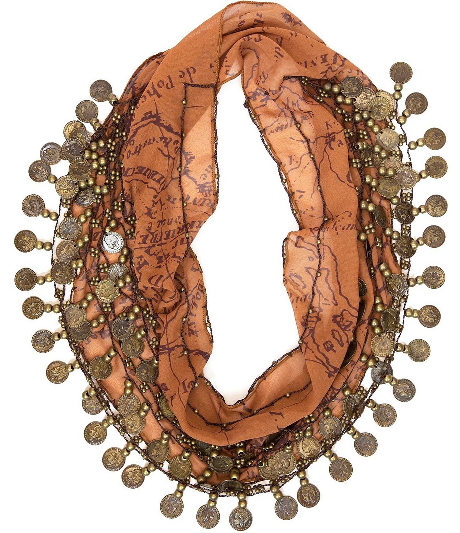 Patricia Nash Italian Coin Collection Scarf | Dillards