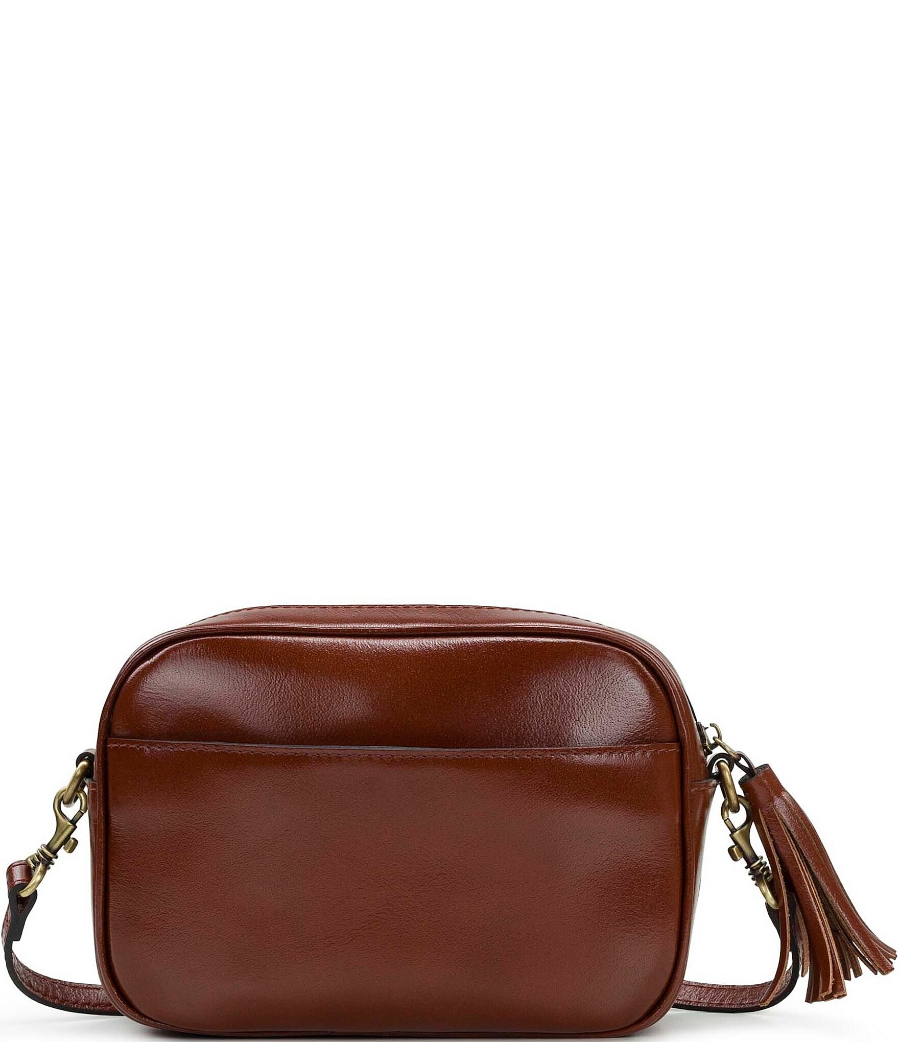 Patricia Nash Josie Small Woven Leather Crossbody Bag