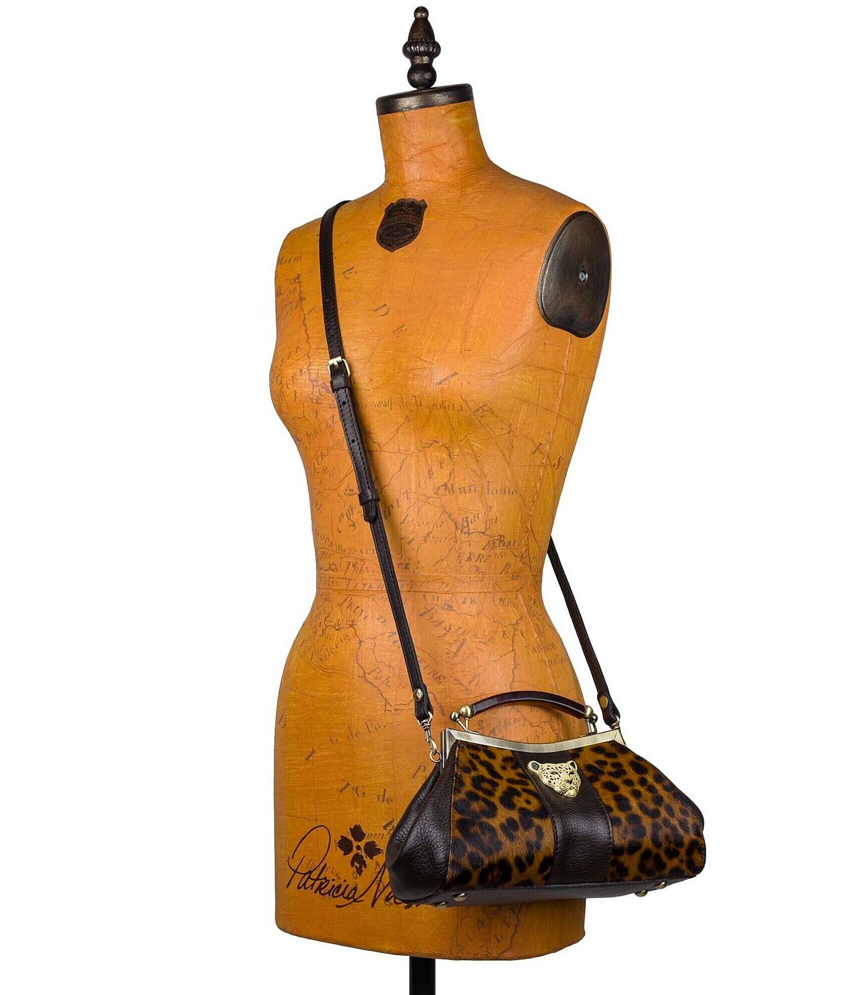 Patricia Nash Kelmscott Haircalf Leather Crossbody Bag