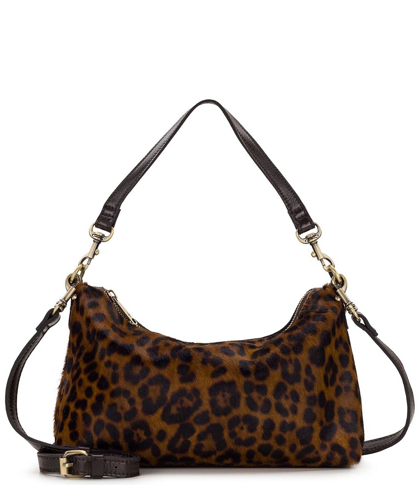 Patricia Nash Kolena Leopard Print Crossbody Bag