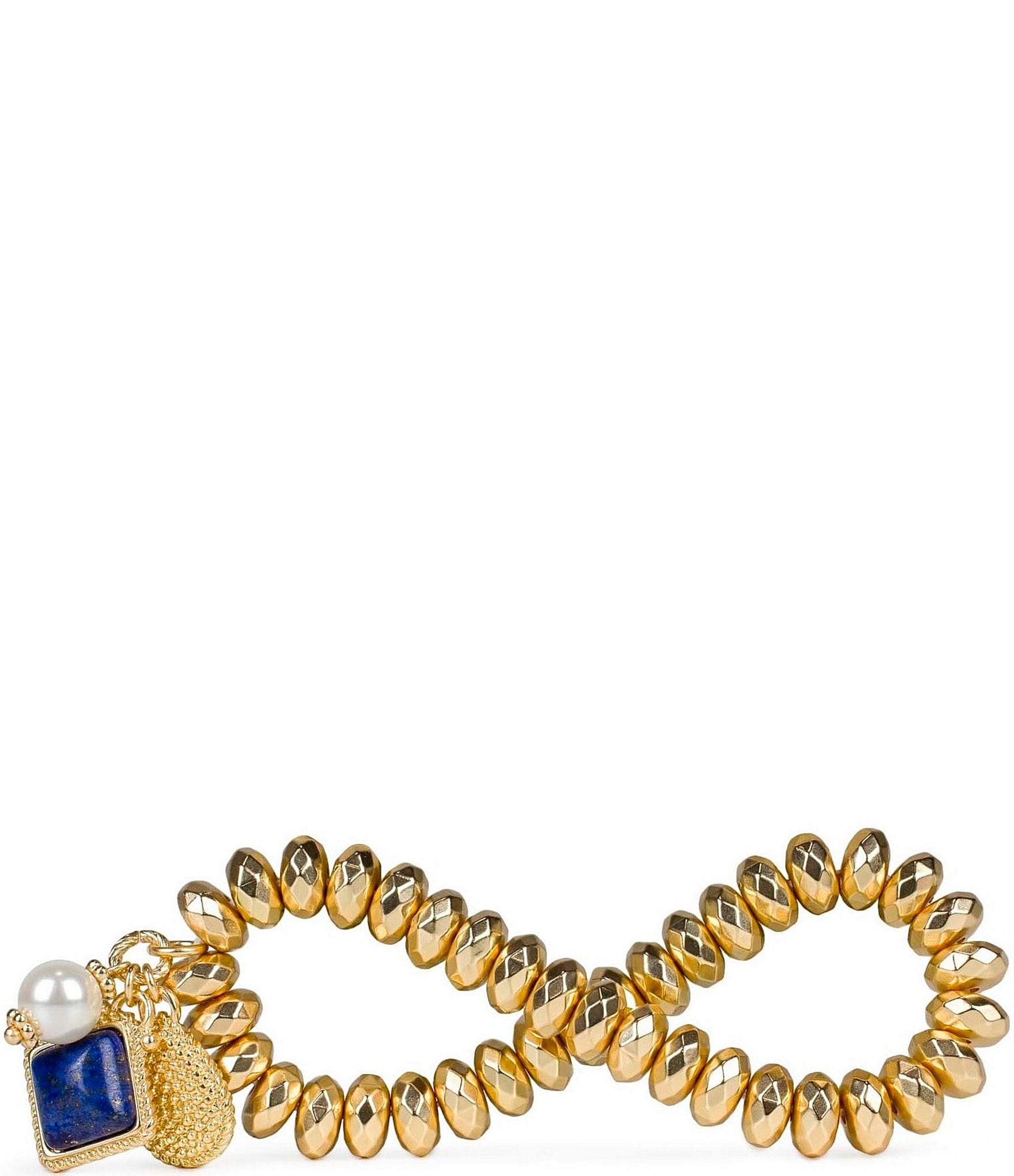 Patricia Nash Lapis Strone Stretch Bracelet