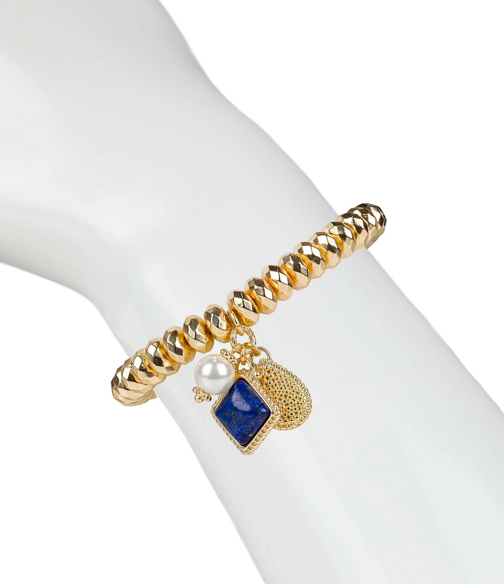 Patricia Nash Lapis Strone Stretch Bracelet