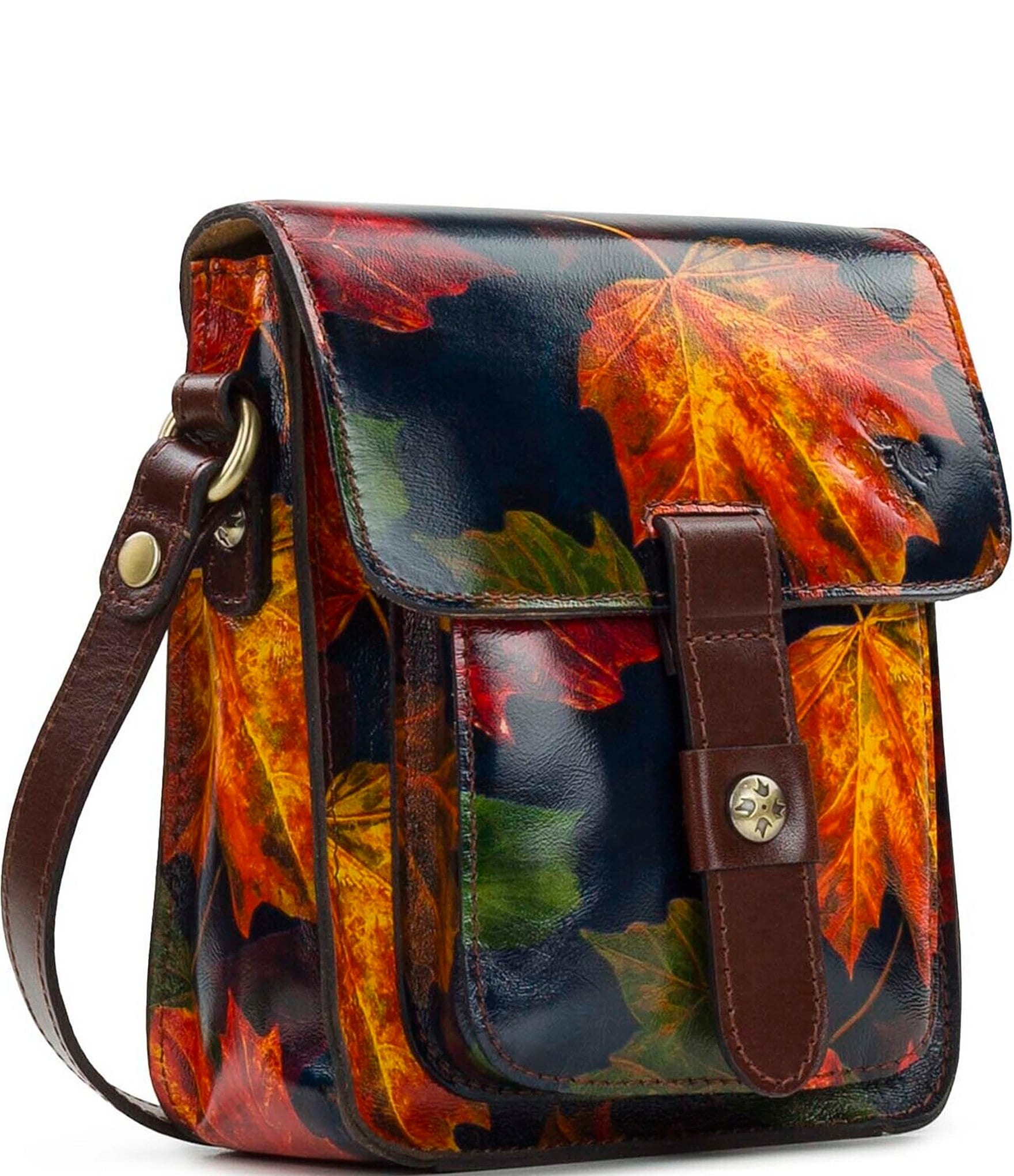 Patricia Nash Lari Maple Leaves Crossbody Bag