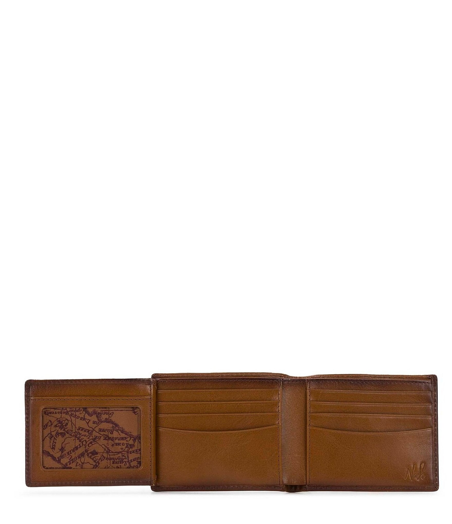 Patricia Nash Leather Whiskey Passcase RFID-Blocking Wallet