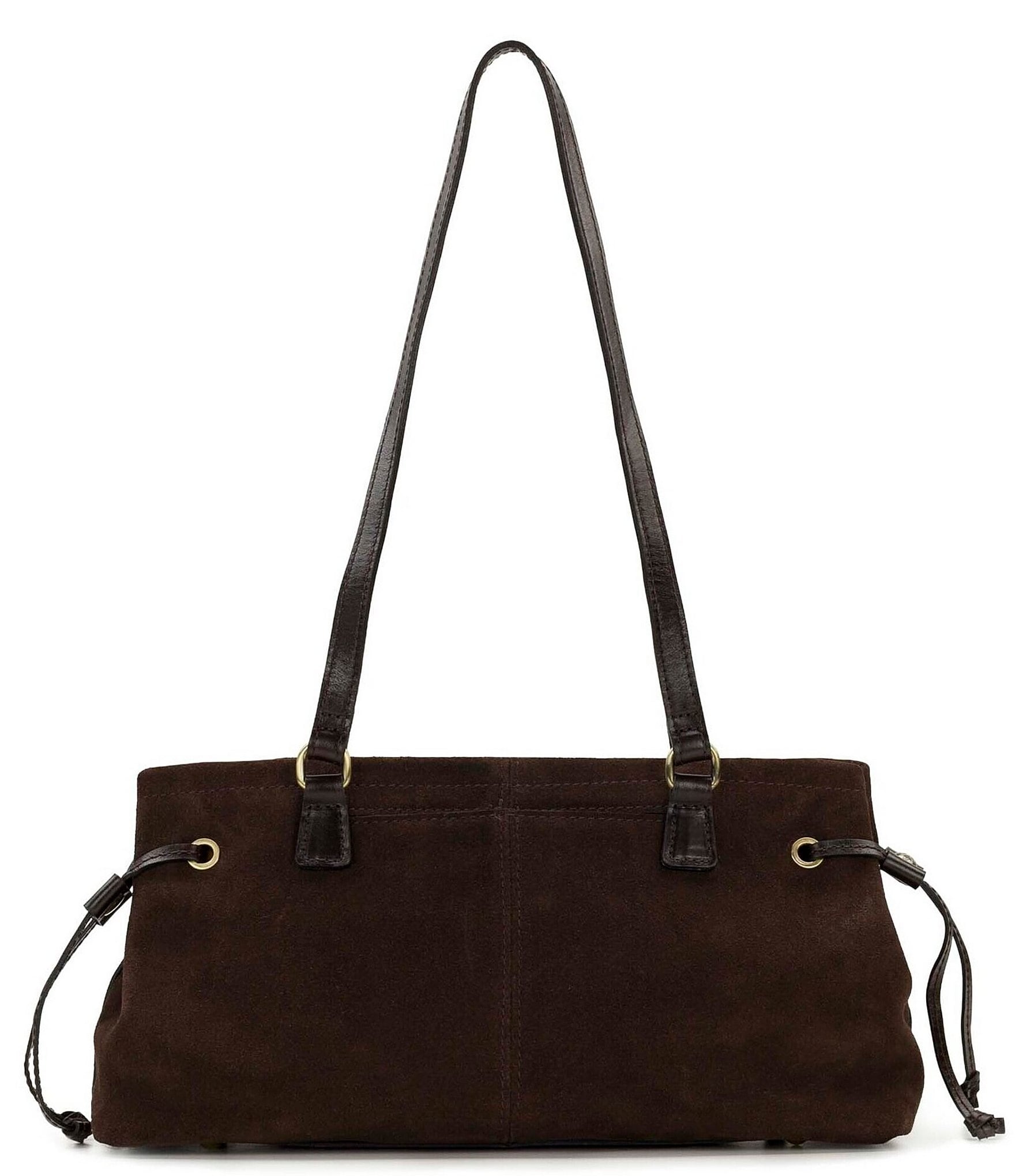 Patricia Nash Linea Suede Shoulder Bag