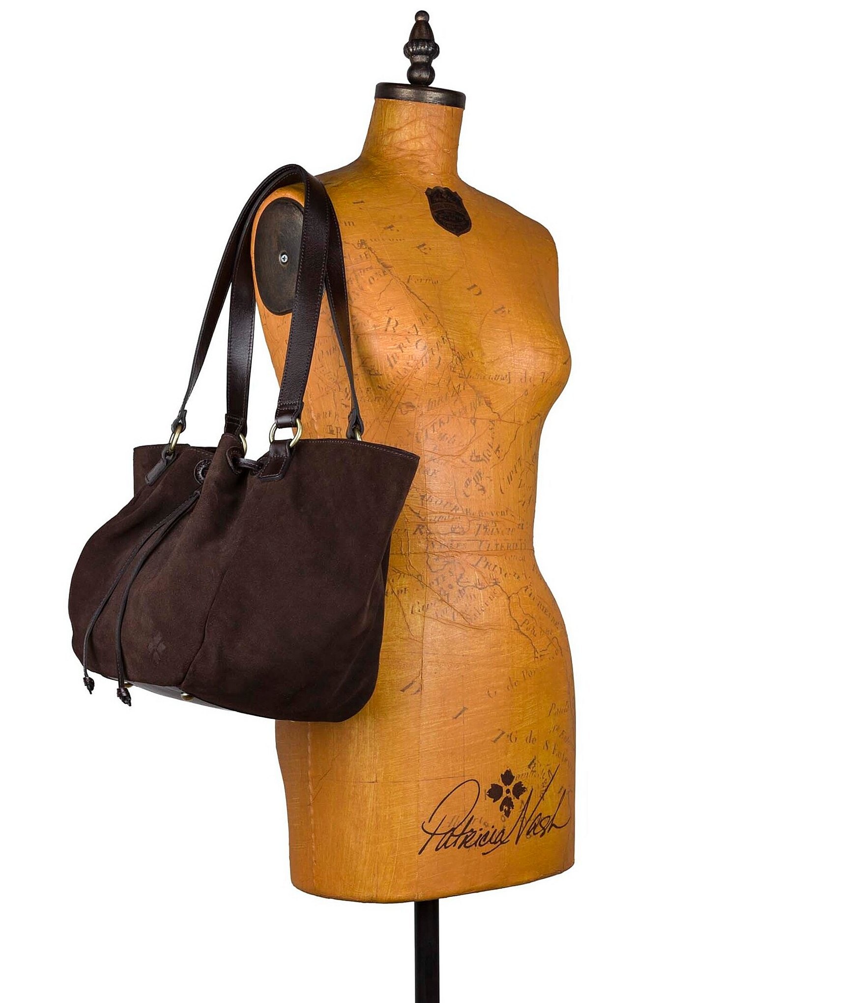 Patricia Nash Mads Drawstring Bucket Bag