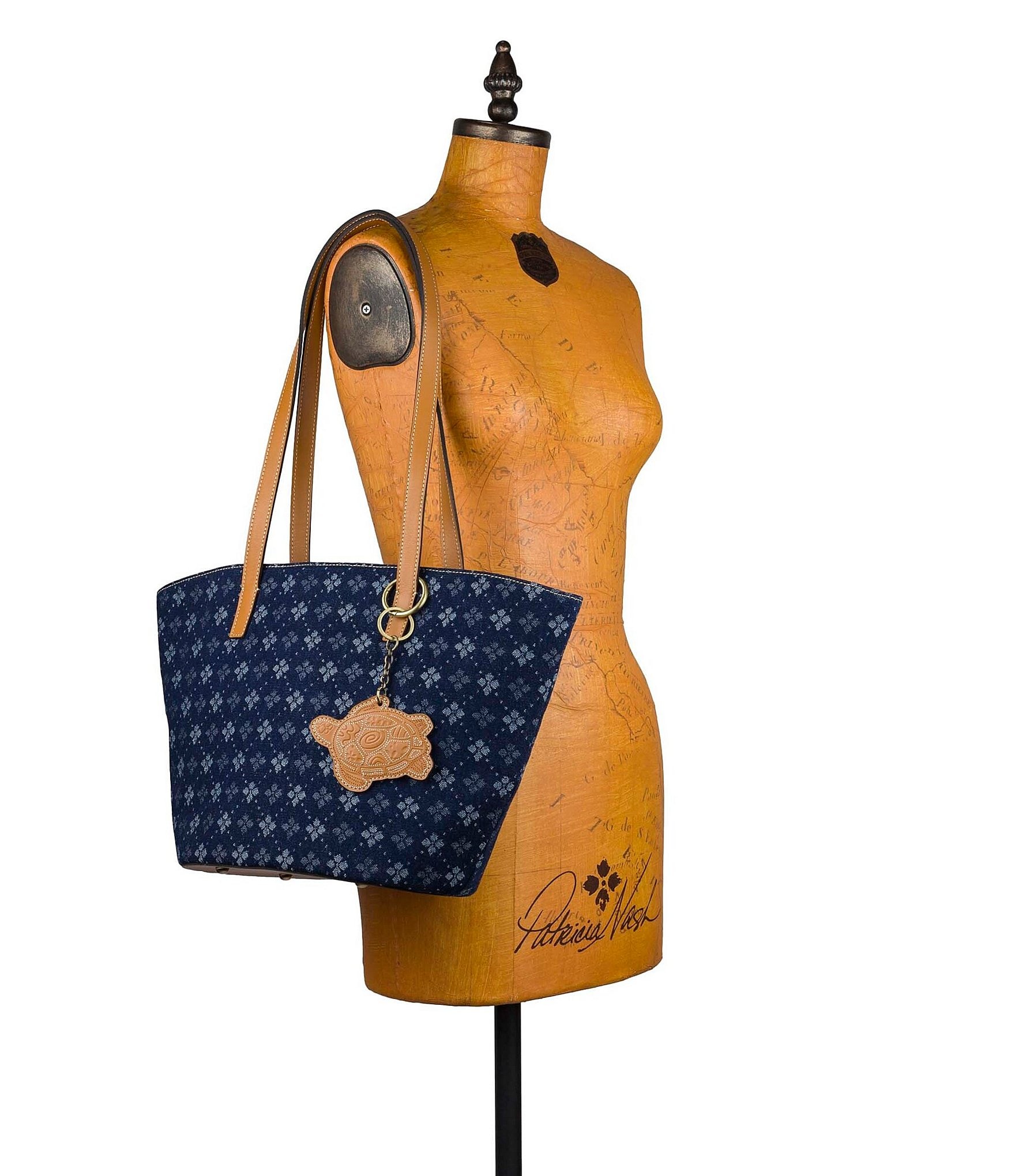 Patricia Nash Marconia Denim Tote Bag