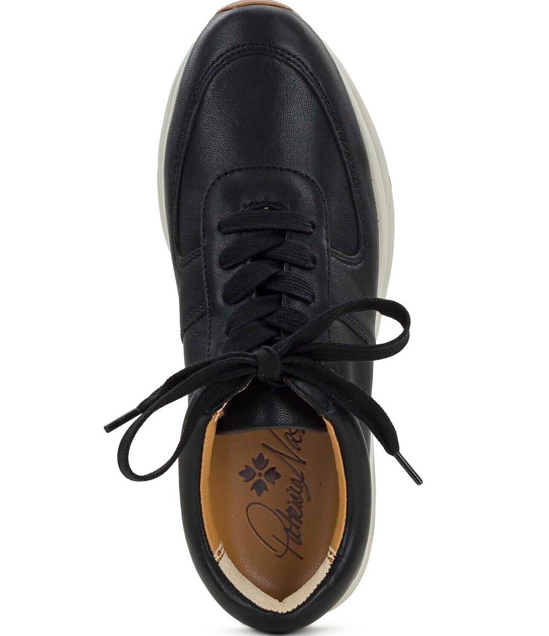 Patricia Nash Milano Leather Platform Wedge Sneakers
