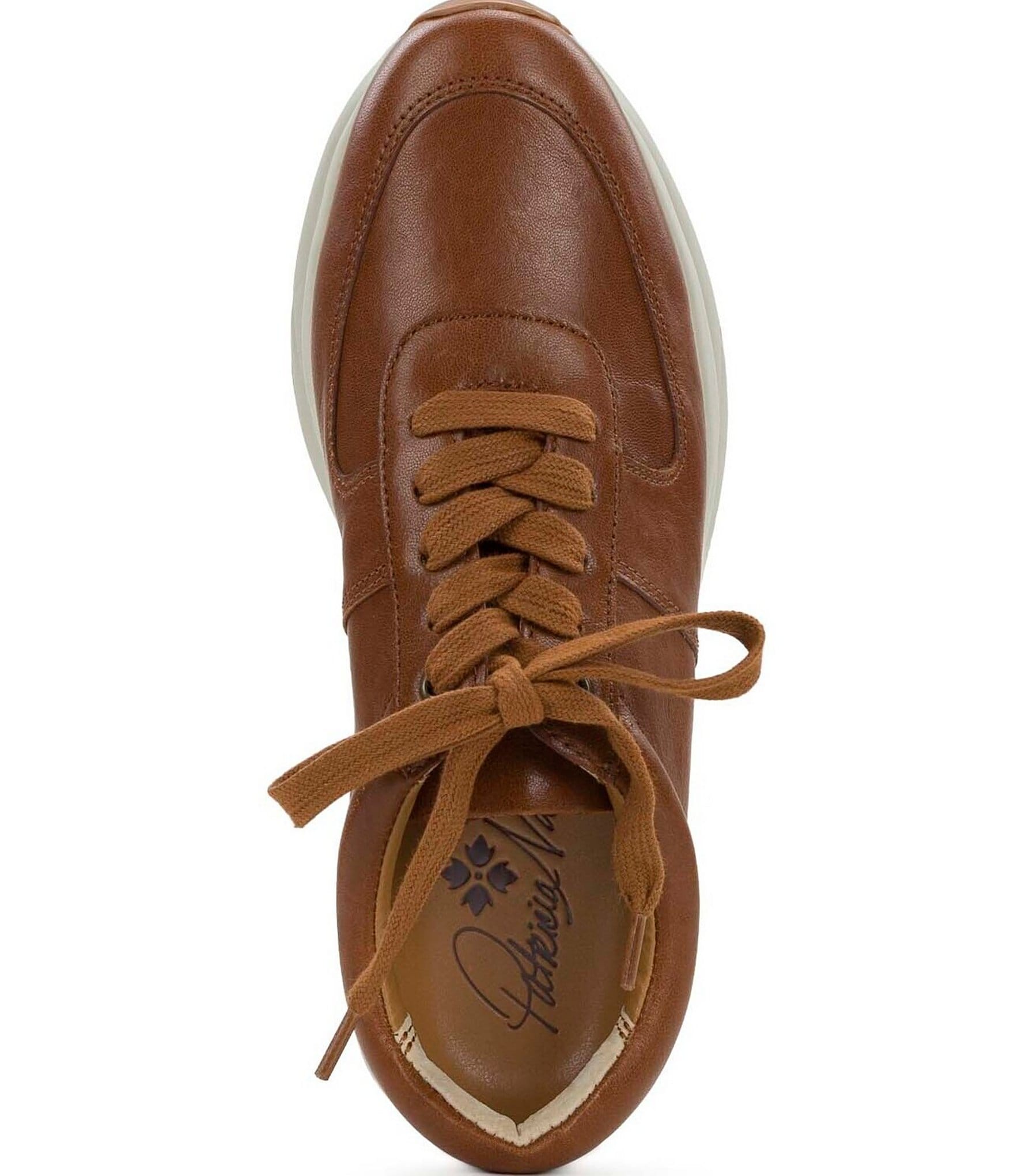 Patricia Nash Milano Leather Platform Wedge Sneakers