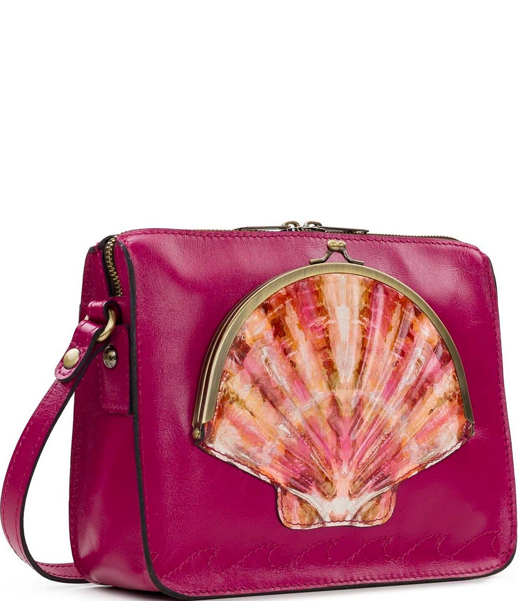 Patricia Nash Nazaire Shell W/ Scarf Crossbody Bag